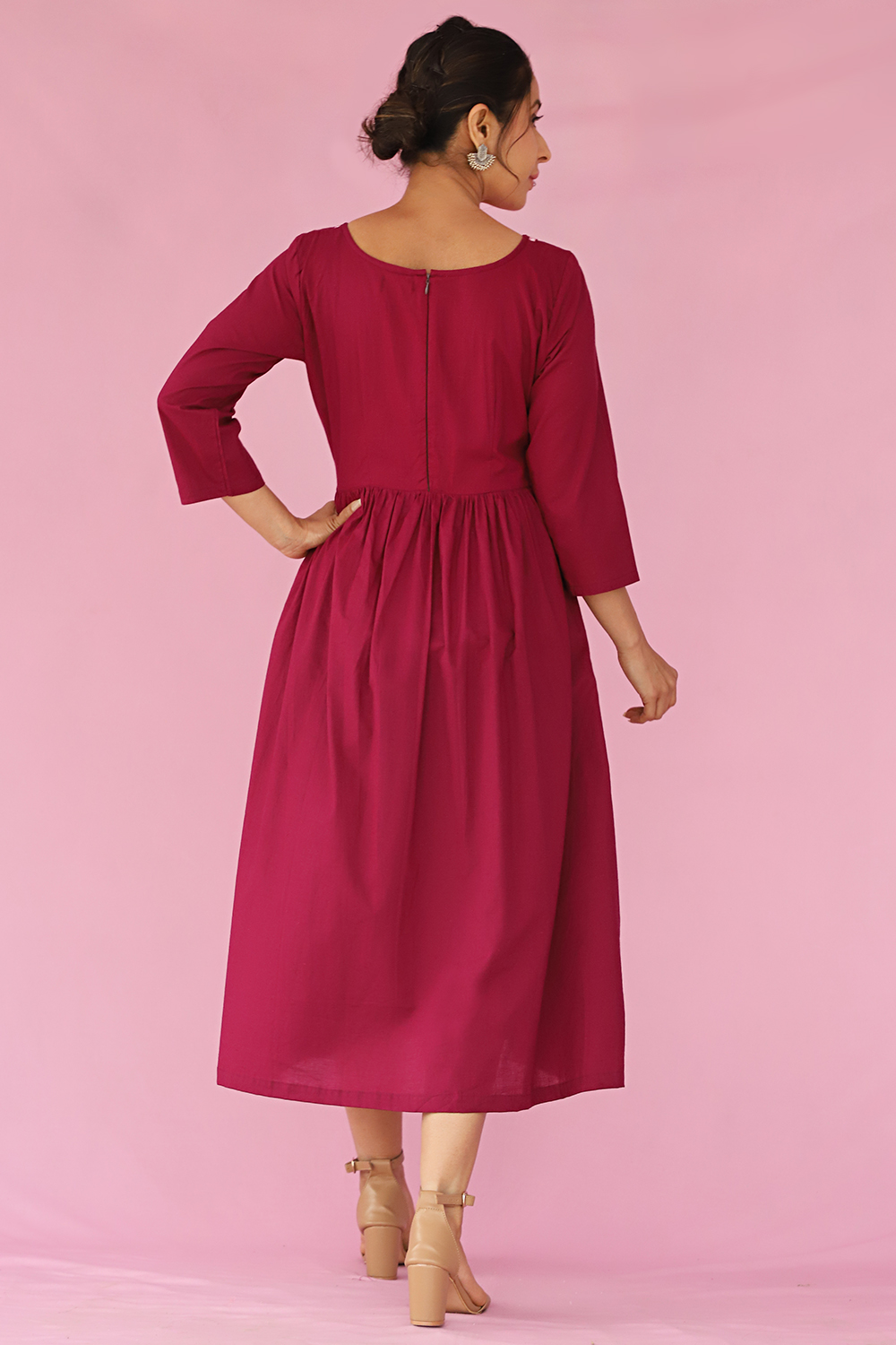 RASIN YOKE DRESS