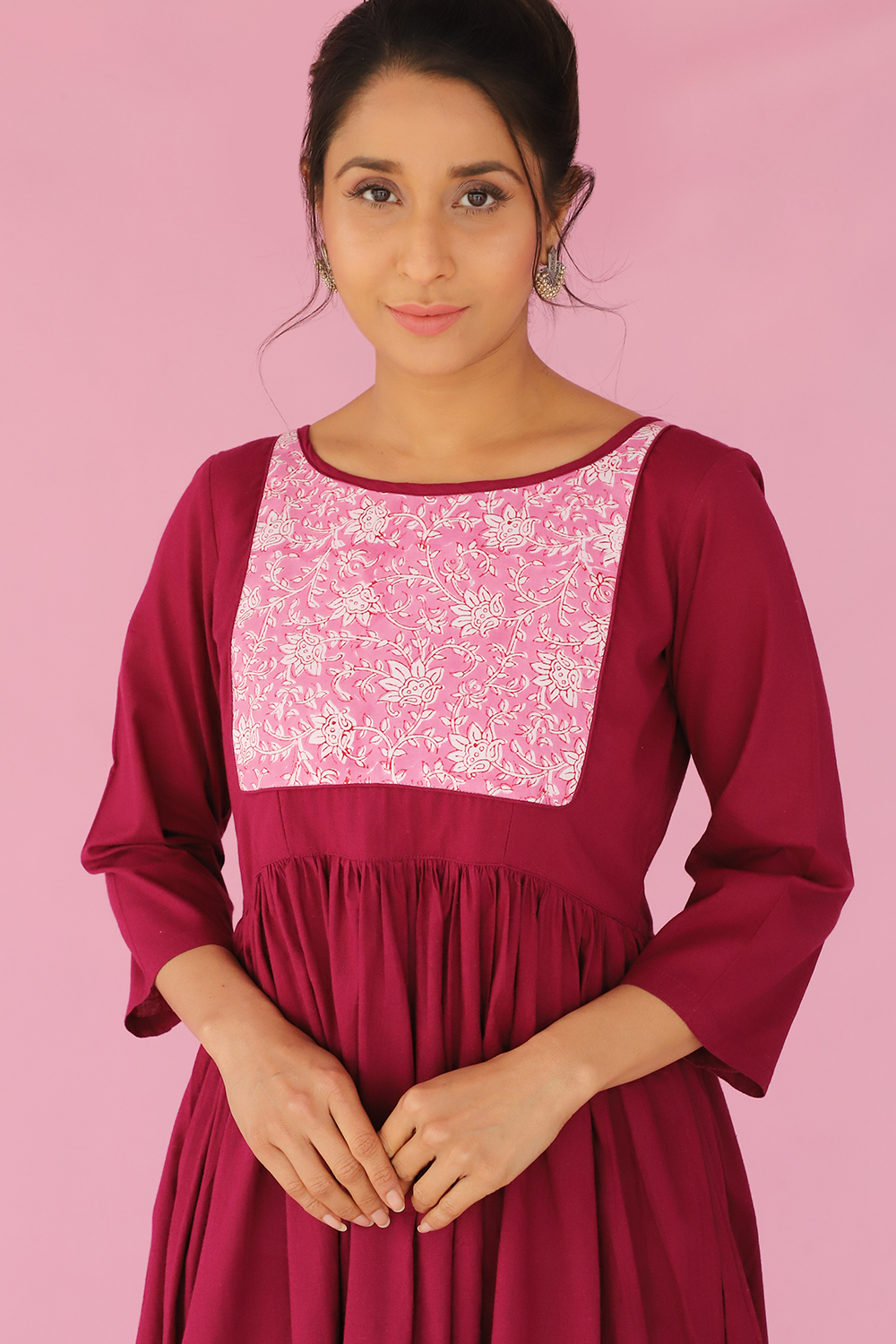 RASIN YOKE DRESS