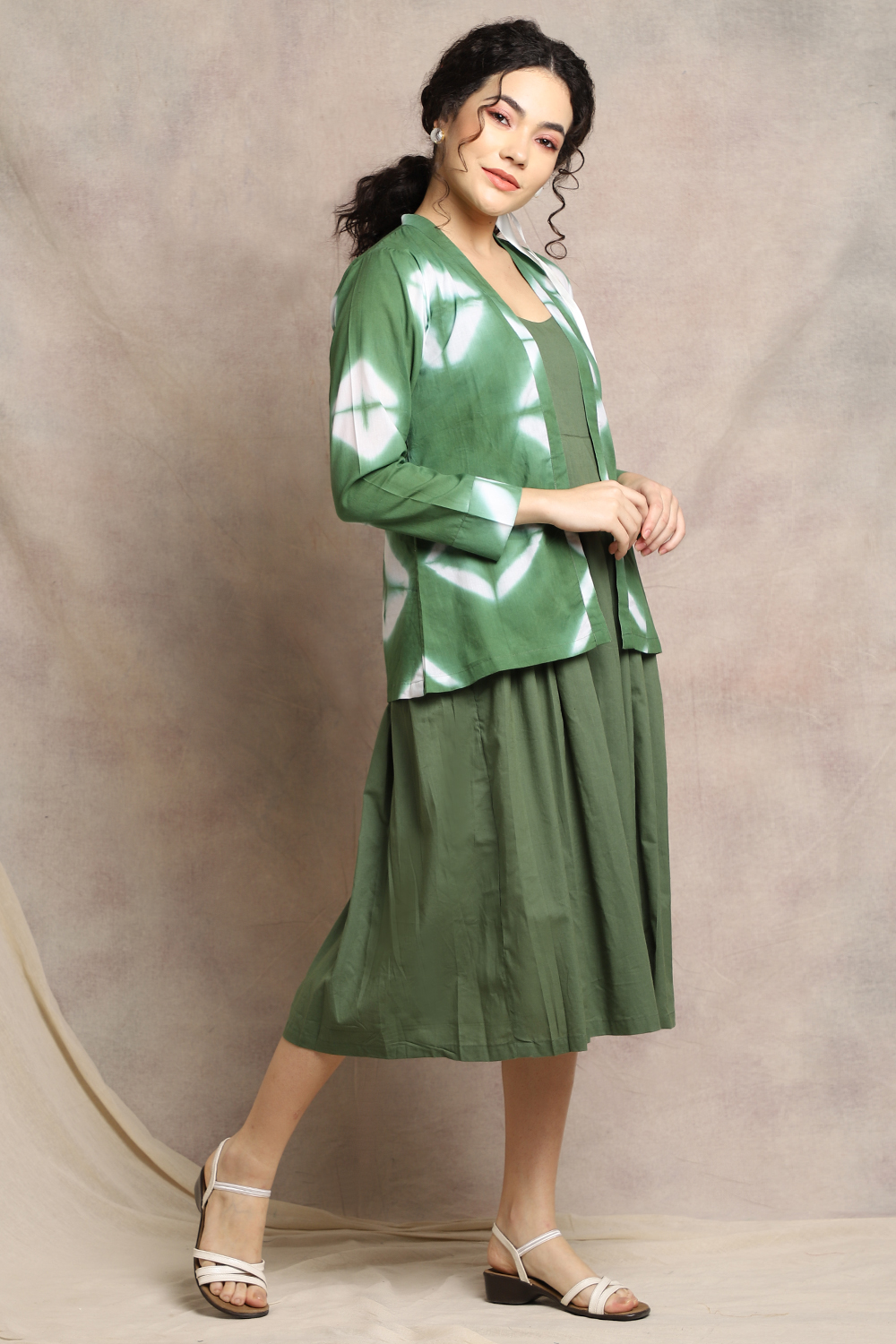 GREEN JACKET SET