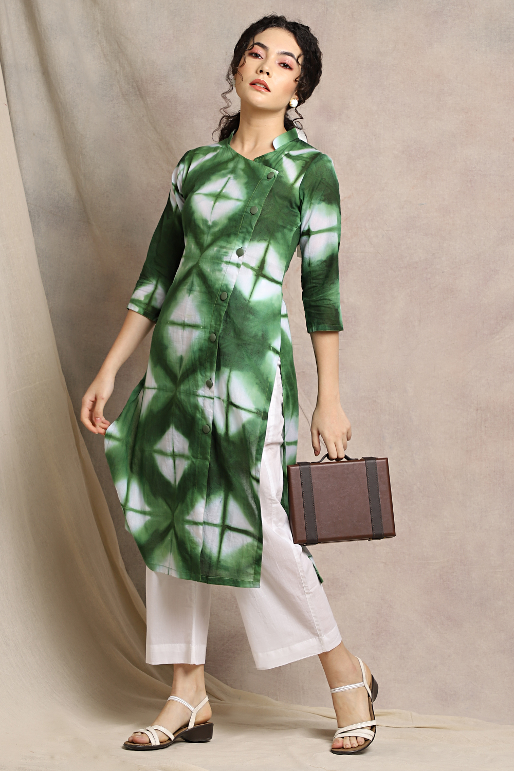 GREEN ASYMMETRIC SET