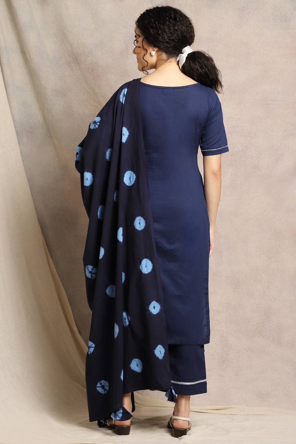 INDIGO BANDHINI SET