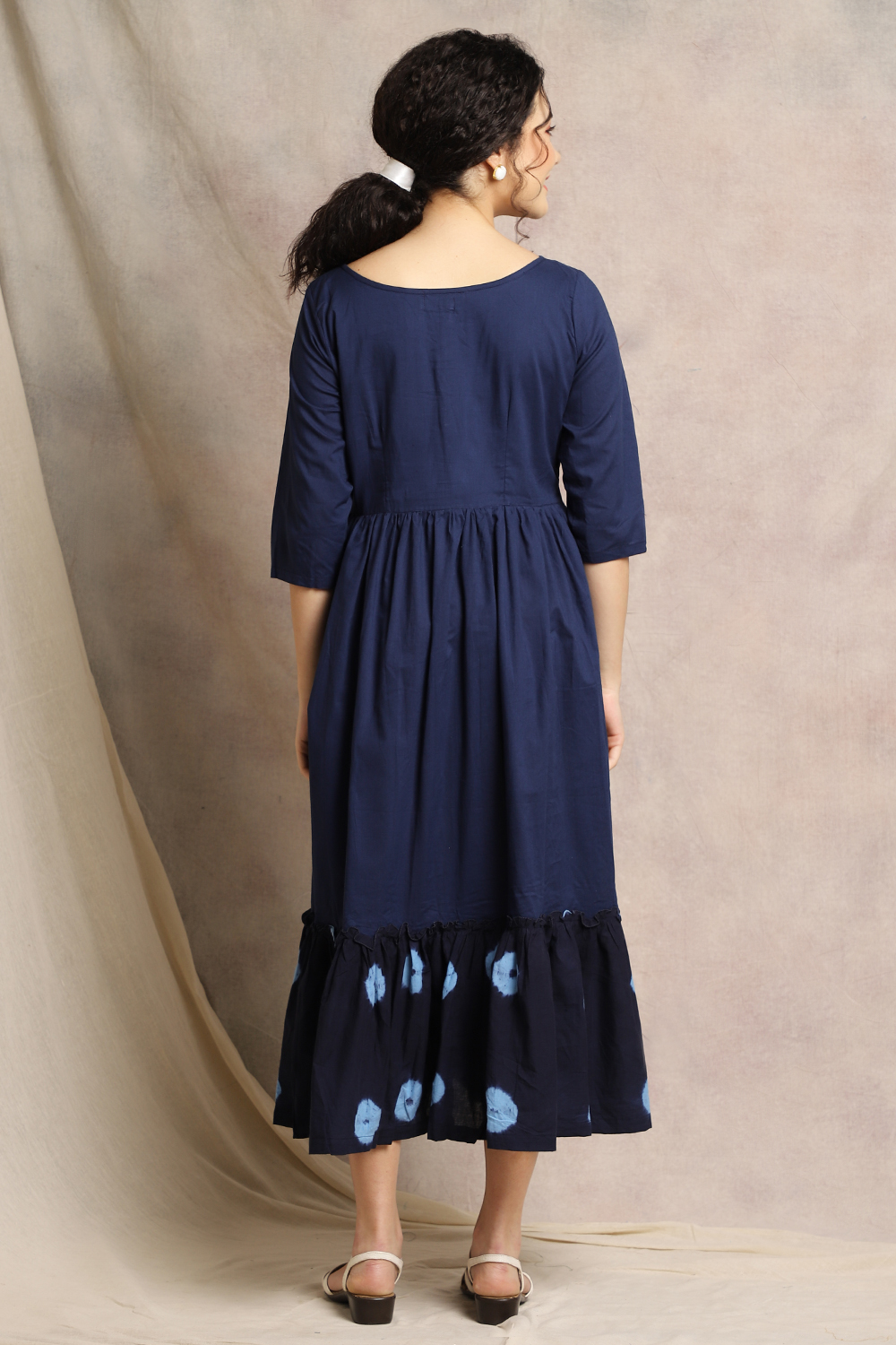INDIGO TYEDYE DRESS