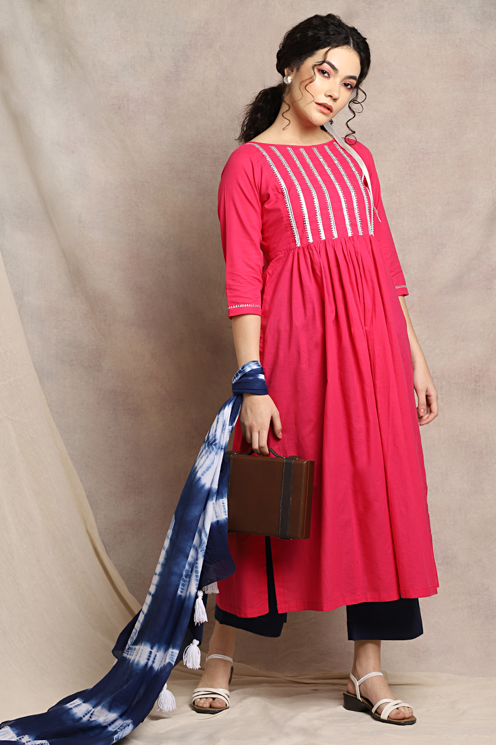 CORAL SHIBORI SET