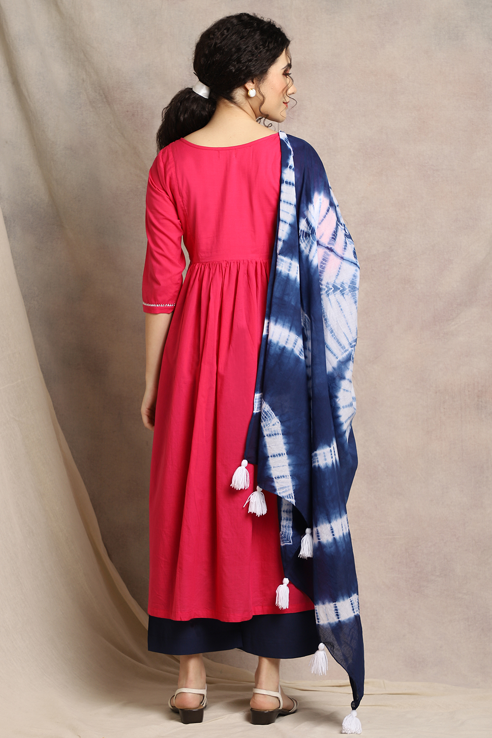CORAL SHIBORI SET