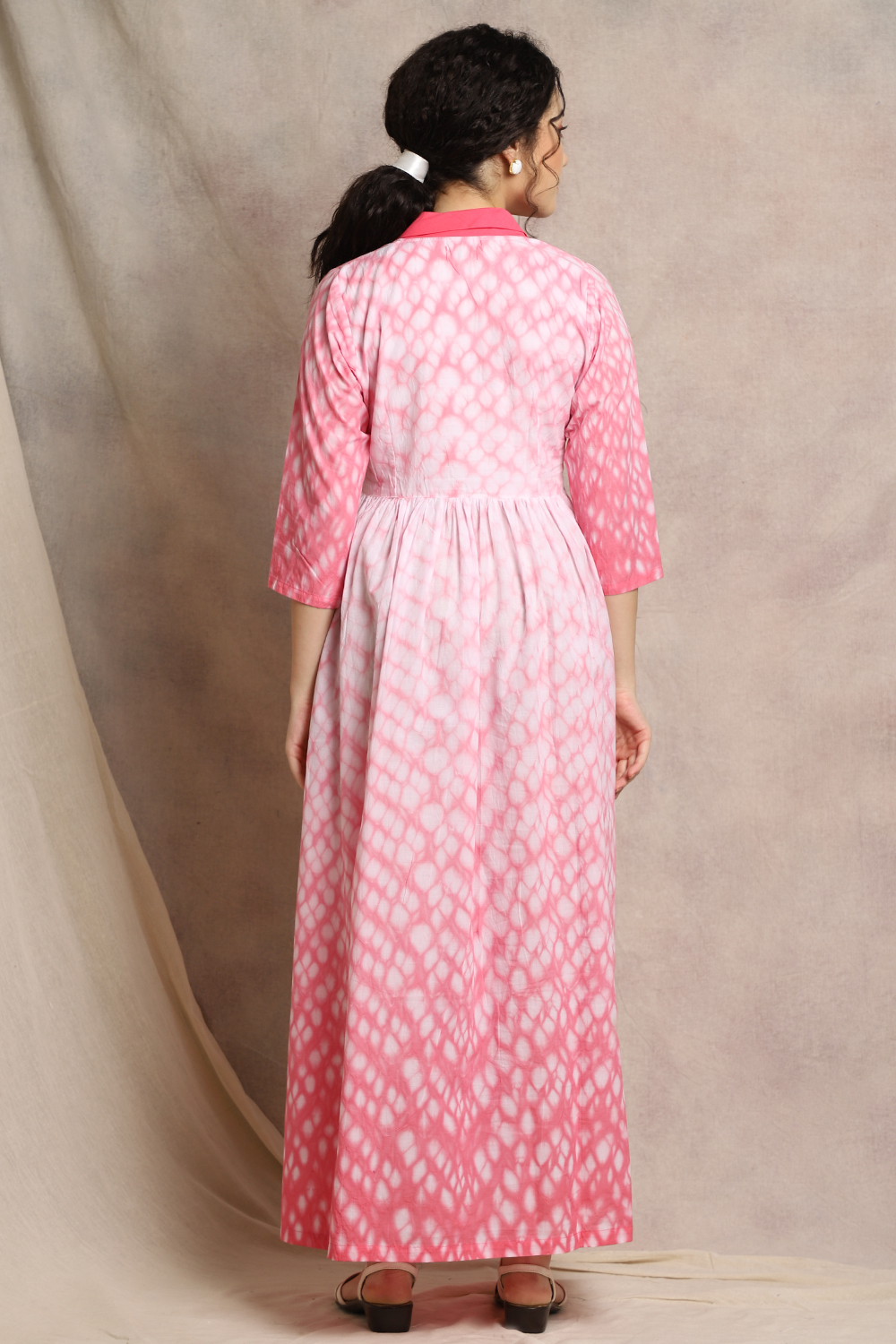 MARBEL LAPEL DRESS
