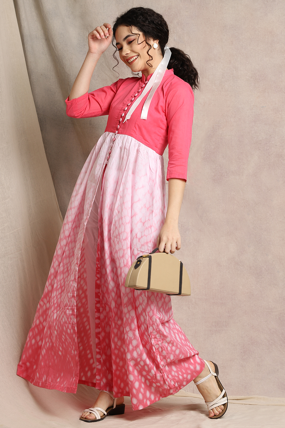 CORAL SLIT CAPE