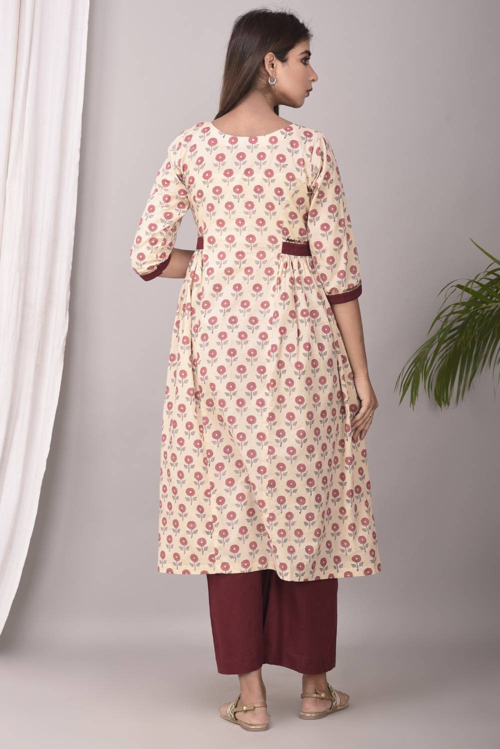 MARIGOLD FLORAL KURTA