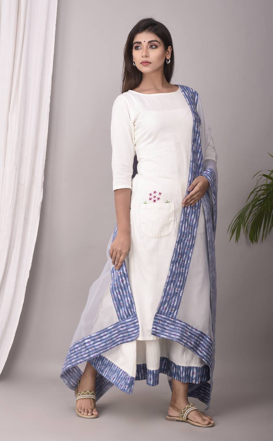 DHAVAL EMBROIDRED KURTA