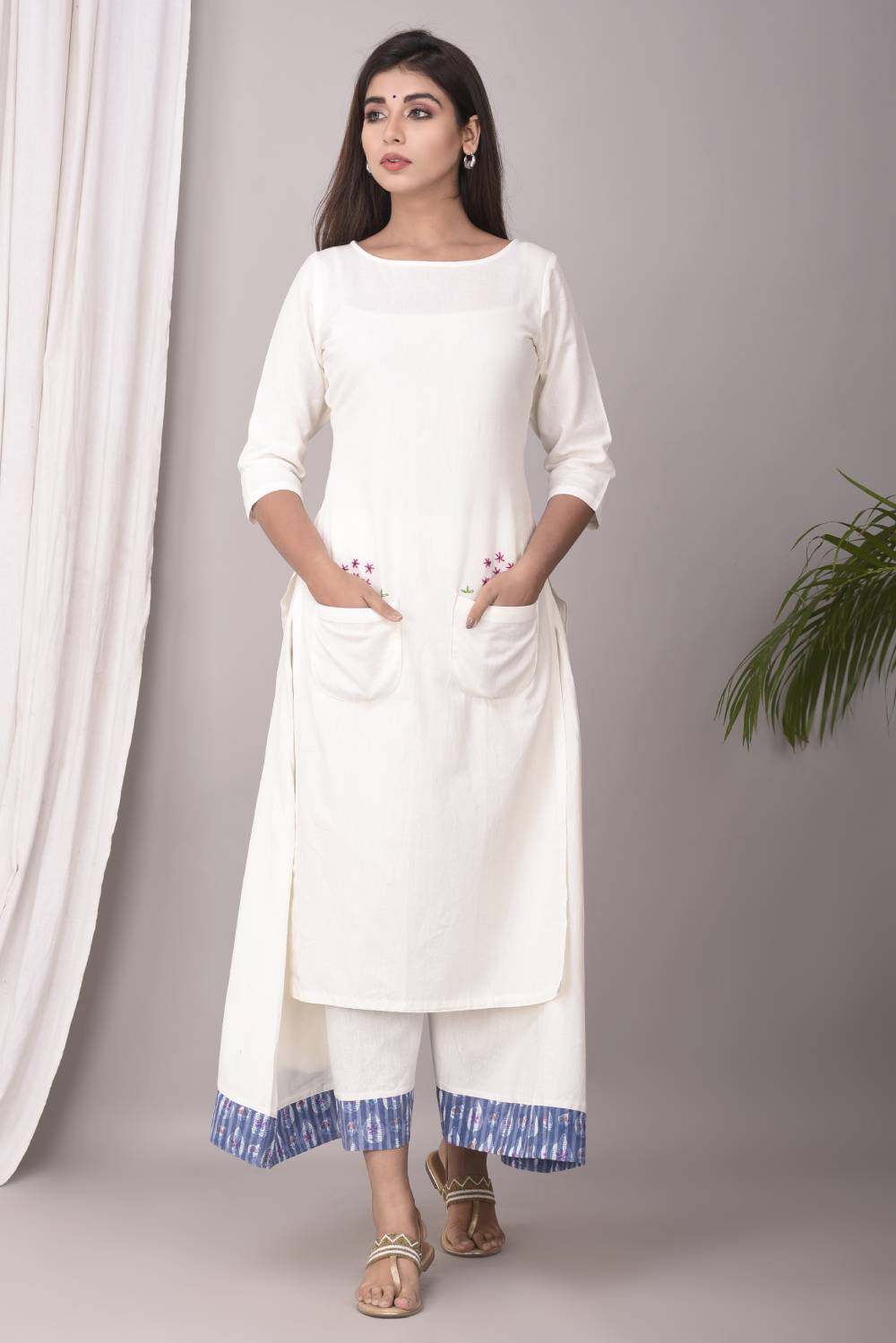 DHAVAL EMBROIDRED KURTA