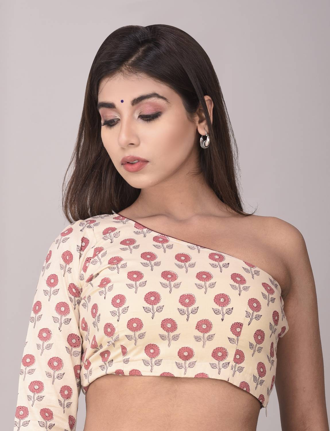 ORCHID STYLIZED TOP