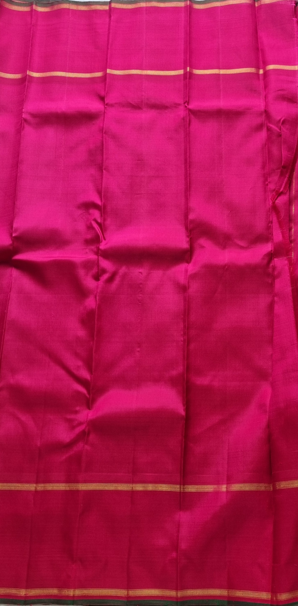 Kanjivaram Silk Timeless ivory and arakku Kai Korvai