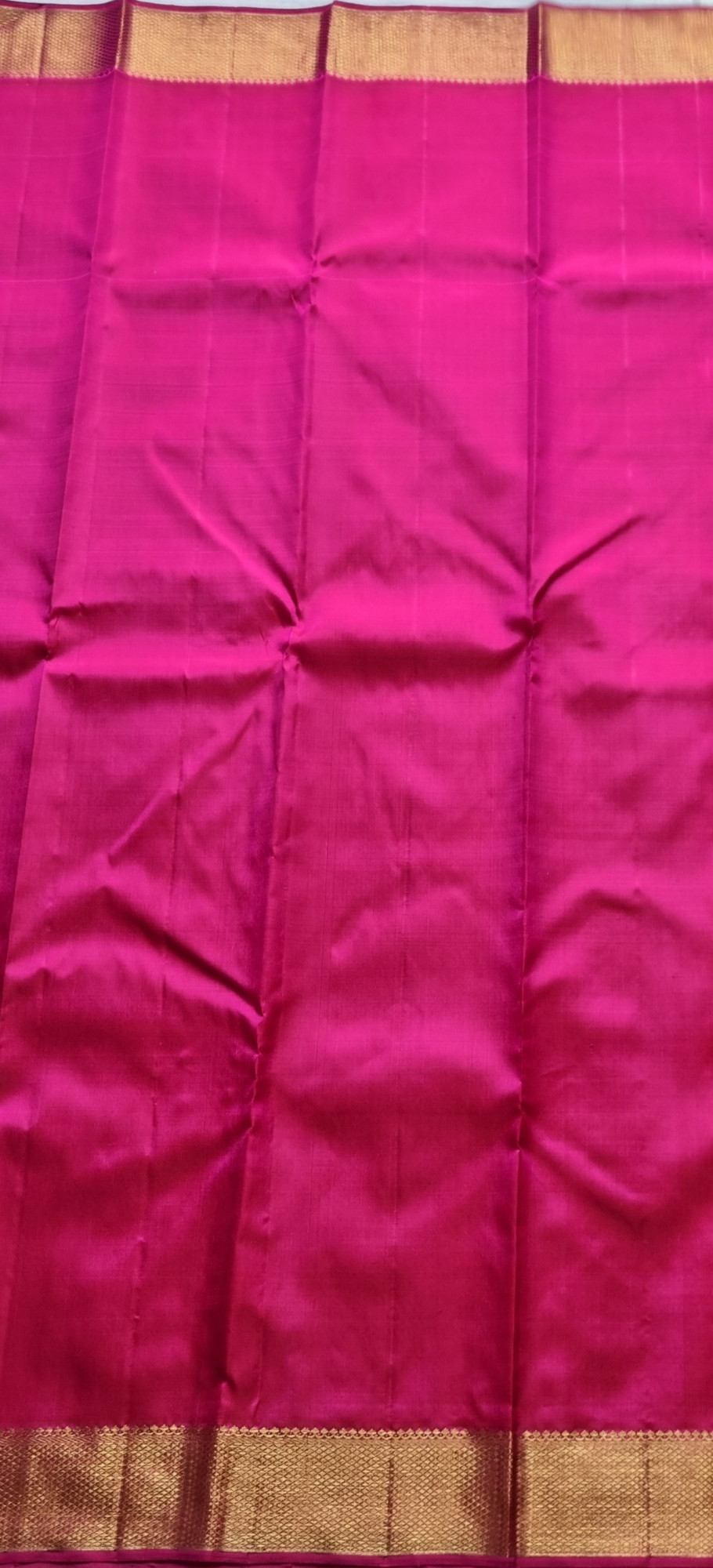 Kanjivaram Silk shot orange rose