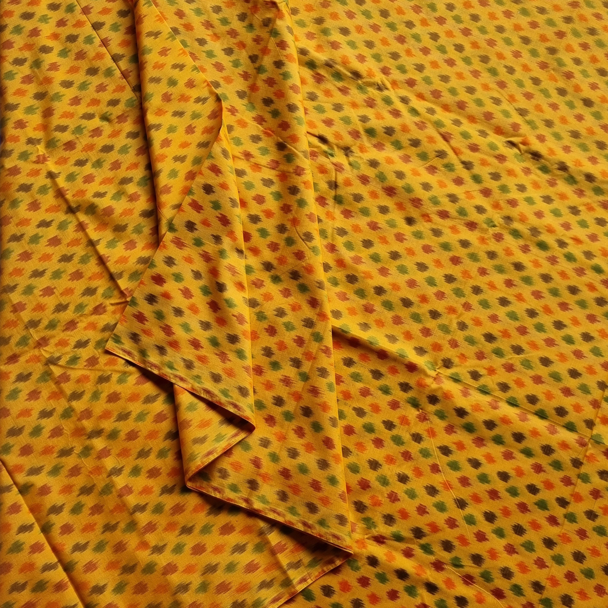 YARDAGE - Silkcotton Ikat yellow