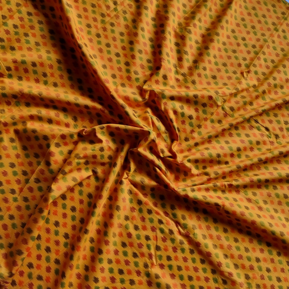 Image of YARDAGE - Silkcotton Ikat yellow