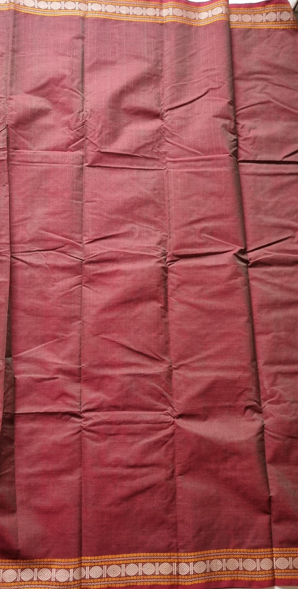 Kanchi Cotton manthulir brown checked