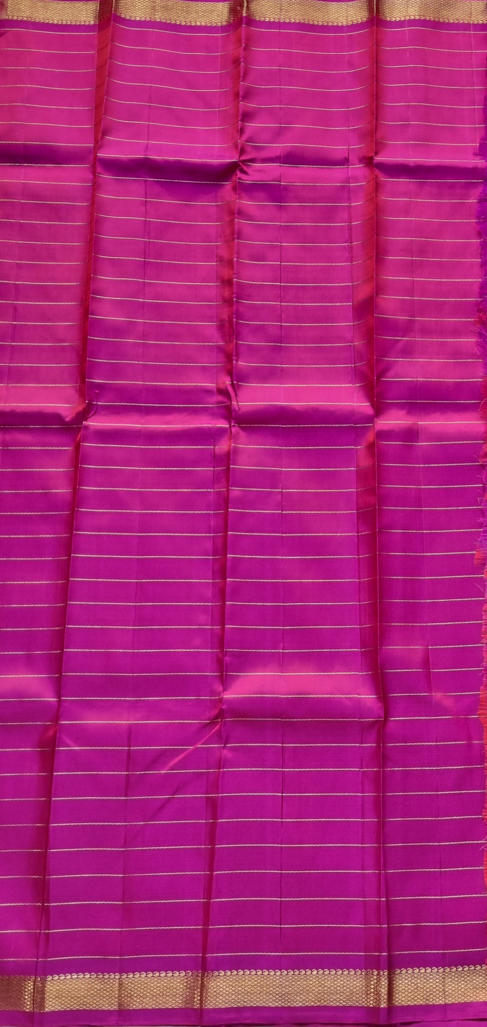 Kanjivaram Silk  pink Veldhari