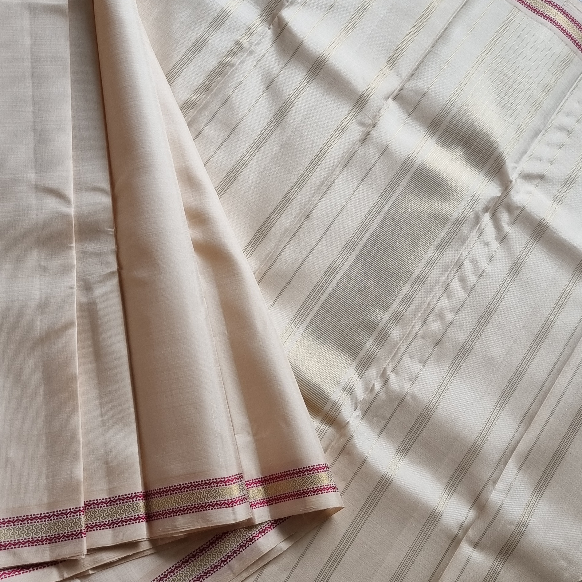 Kanjivaram Silk Classic Beige