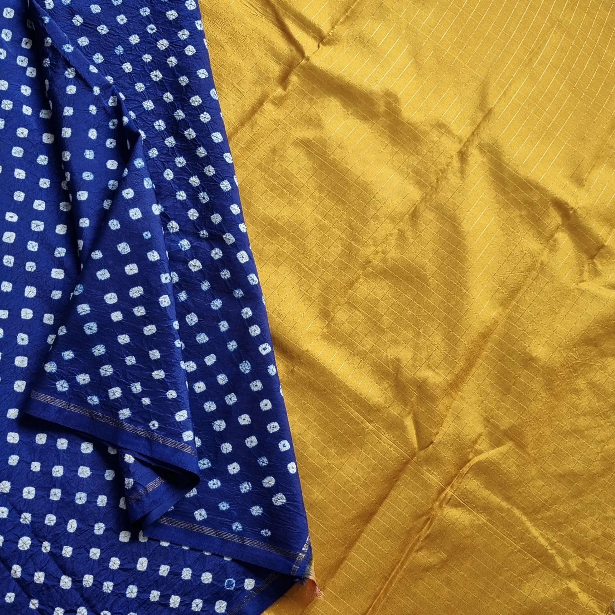 Bandhani X Kanjivaram Silk
