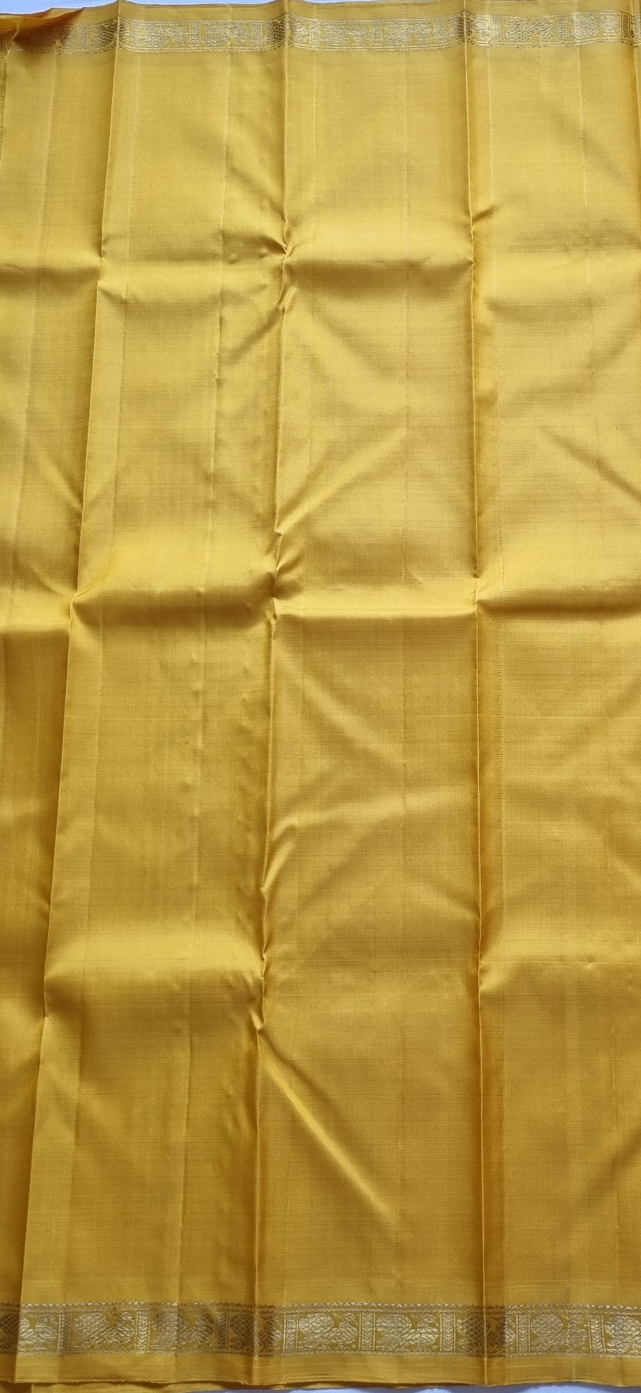 Kanjivaram Silk golden  with plus buttas