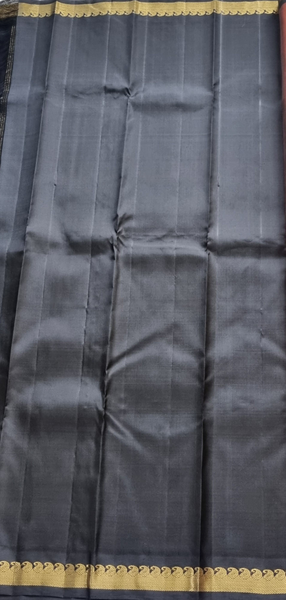 Kanjivaram Silk rust brown