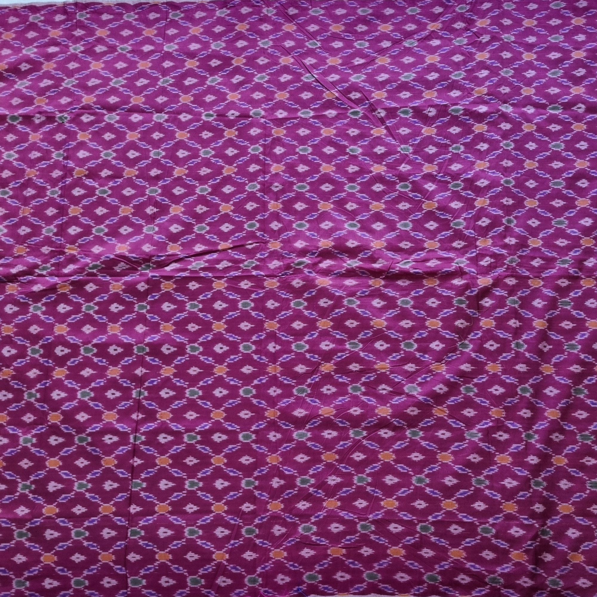 YARDAGE - Silkcotton Ikat plum