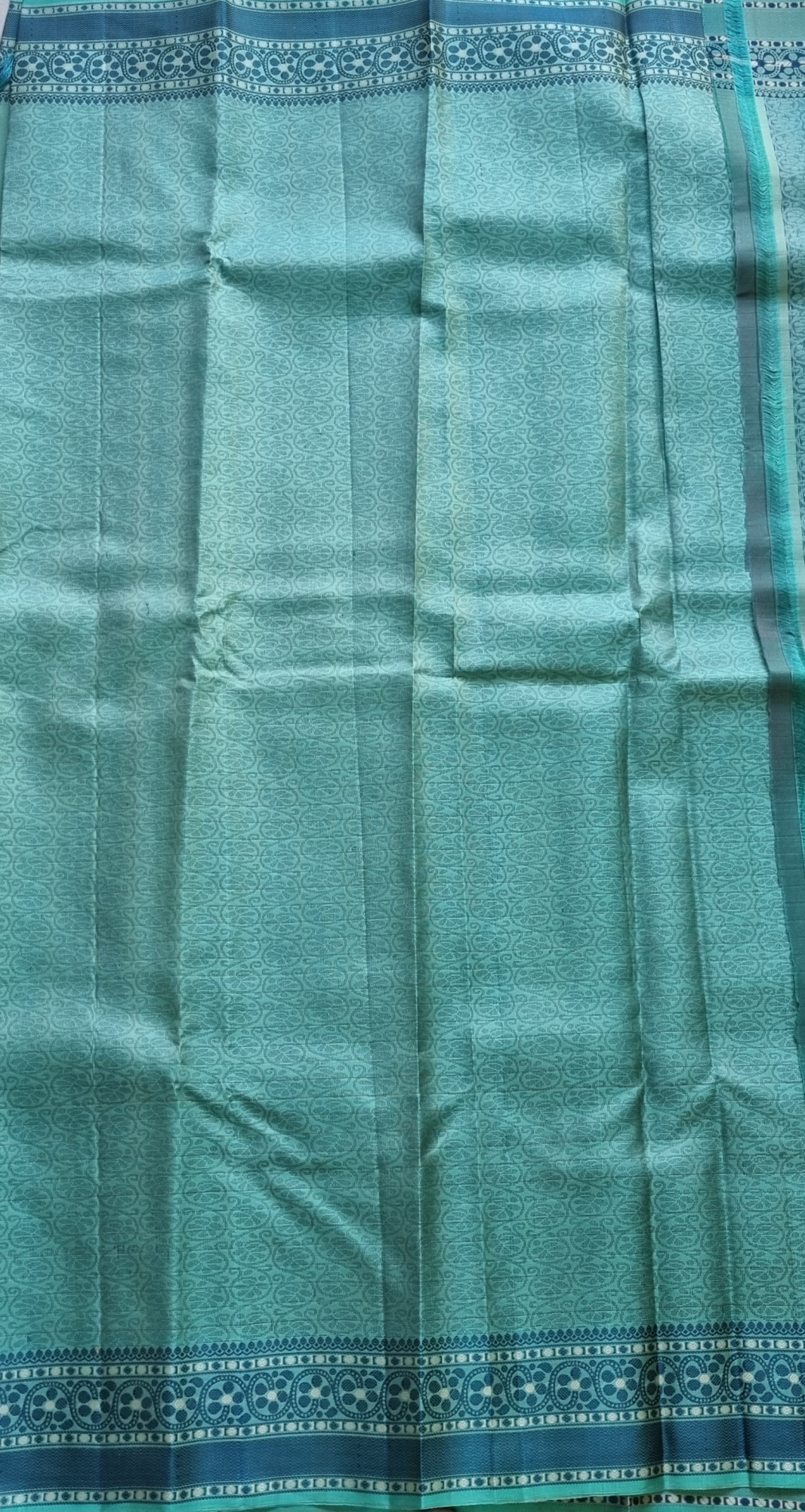 Kanjivaram Silk shot onion pink Meenakari threadwork