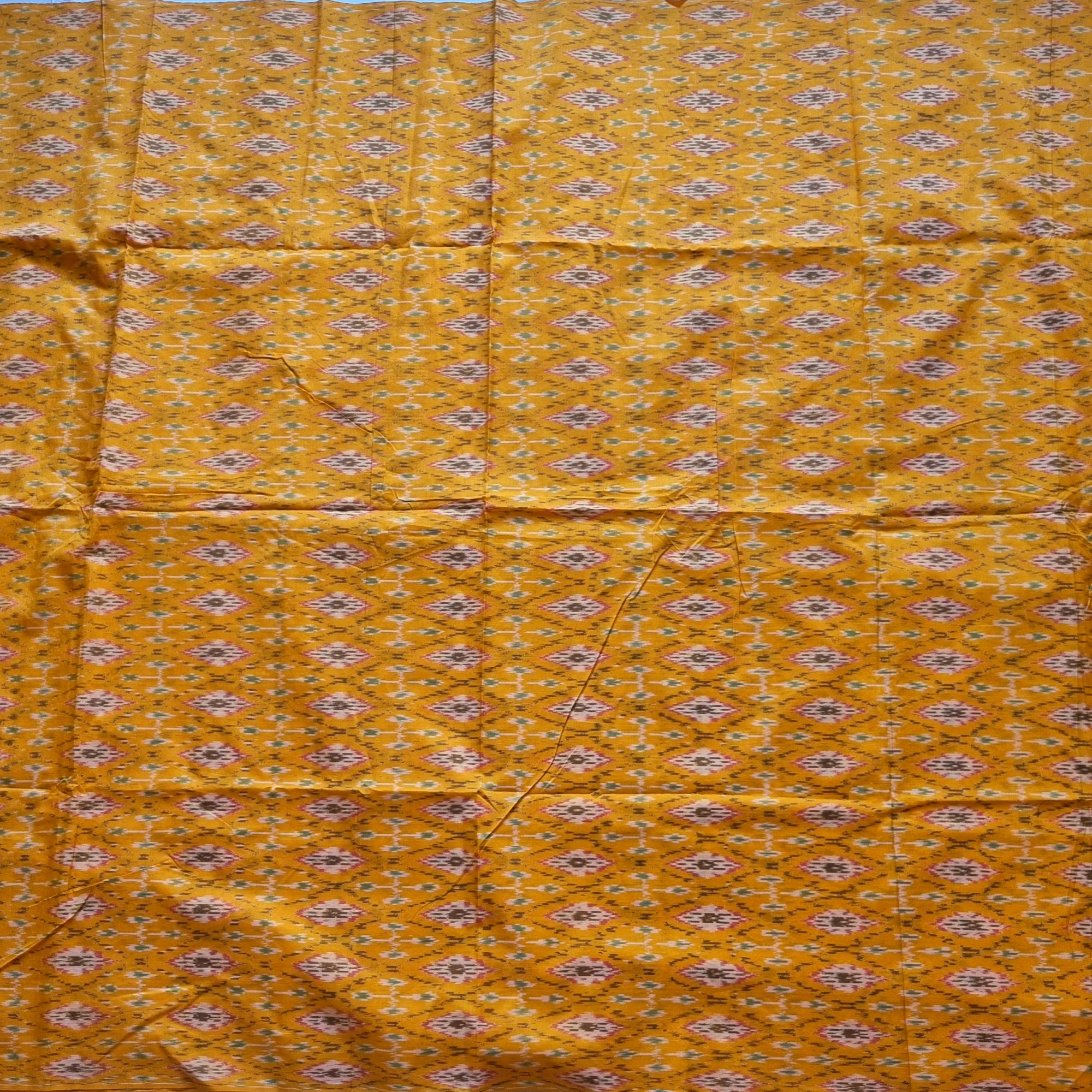 YARDAGE - Silkcotton Ikat yellow