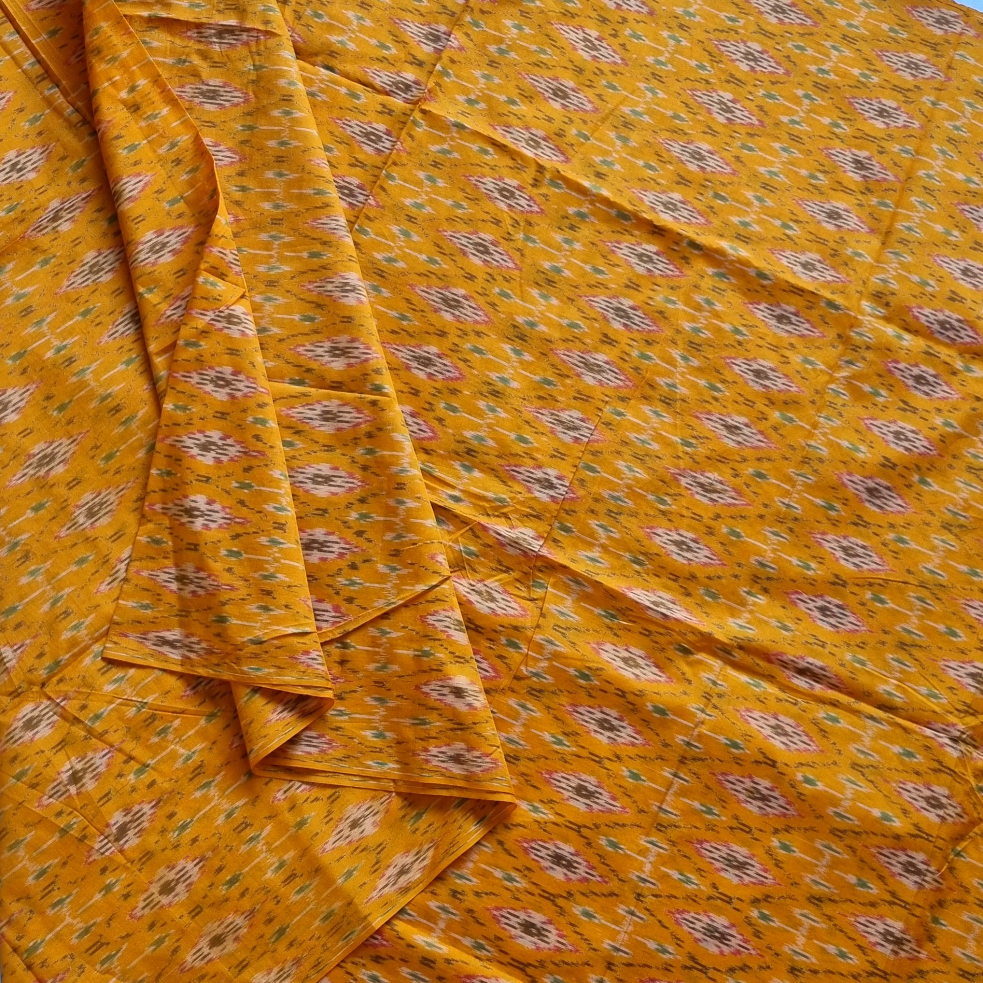 YARDAGE - Silkcotton Ikat yellow