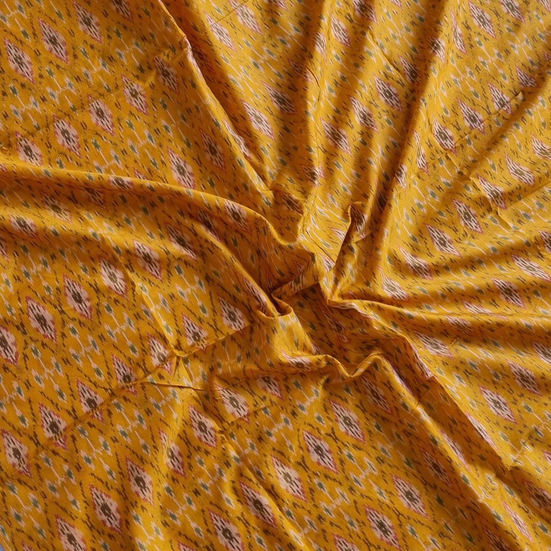 YARDAGE - Silkcotton Ikat yellow