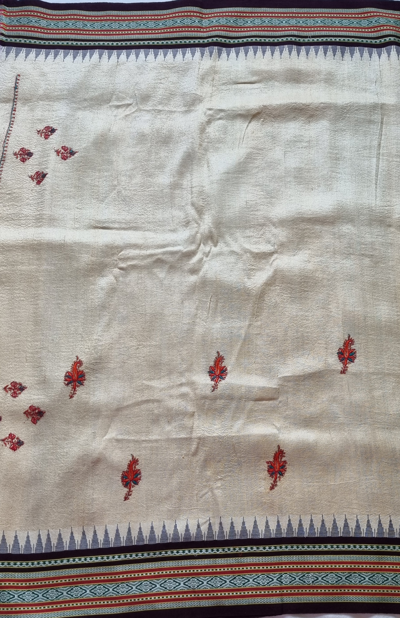 Kashmiri Sozni X Vidarbha tasar Karvati kinar