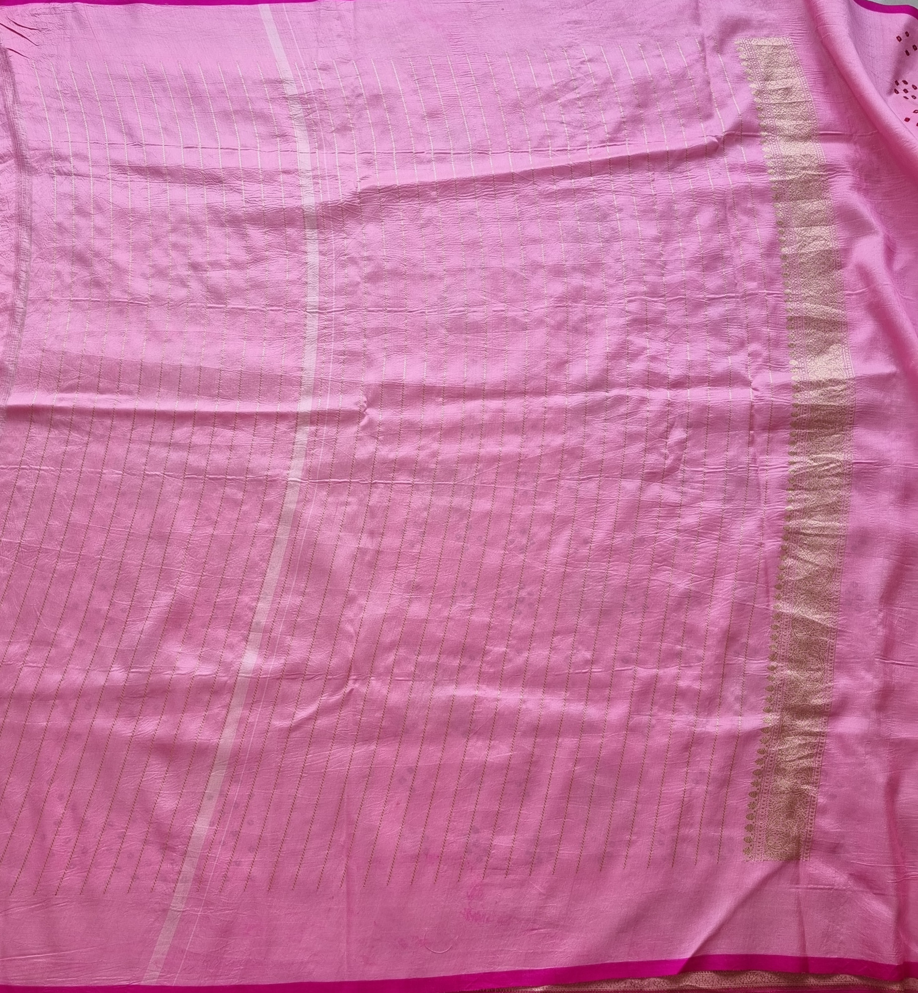 Bandhani X Banarasi Silk Saree