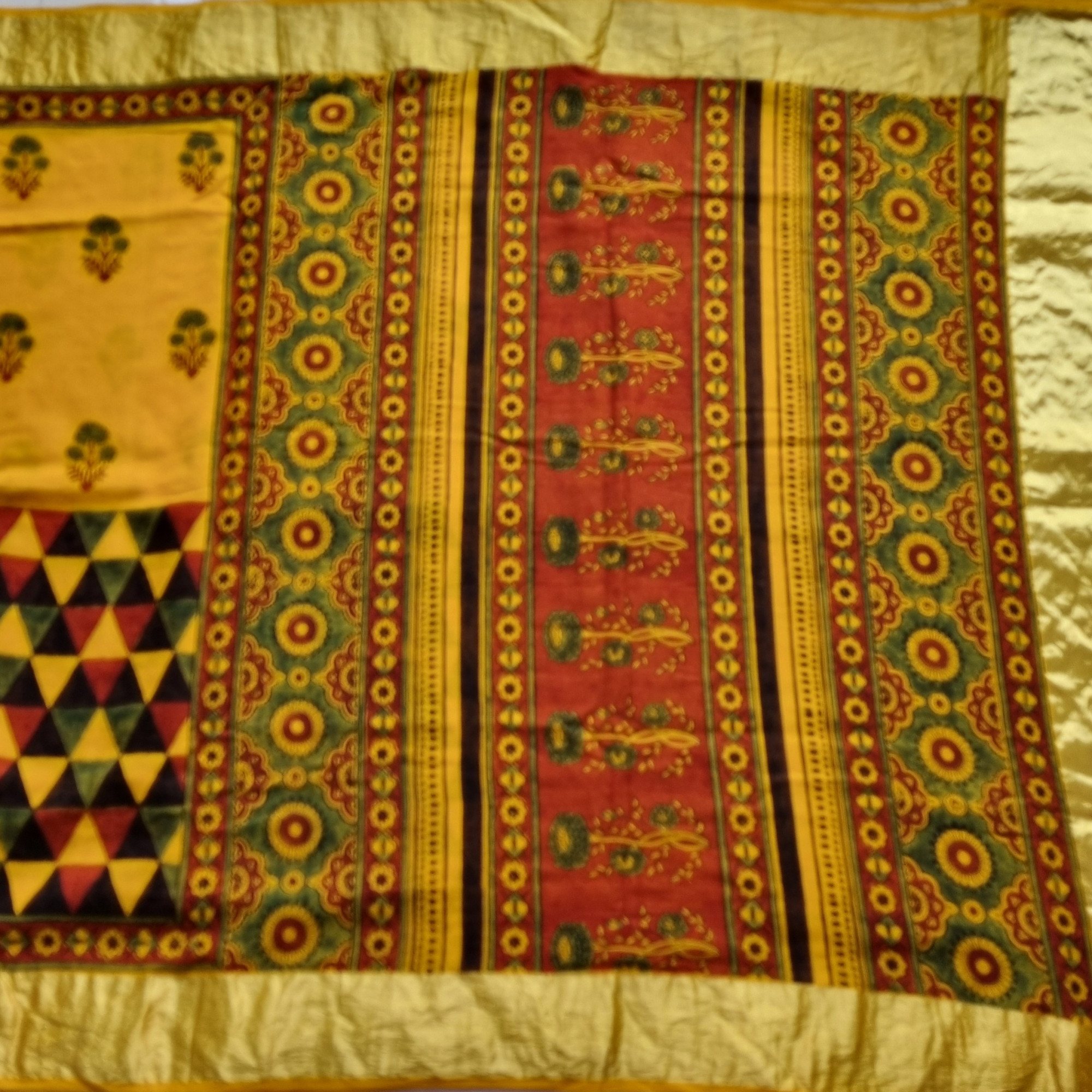 Ajrakh meets Kerala Kasavu