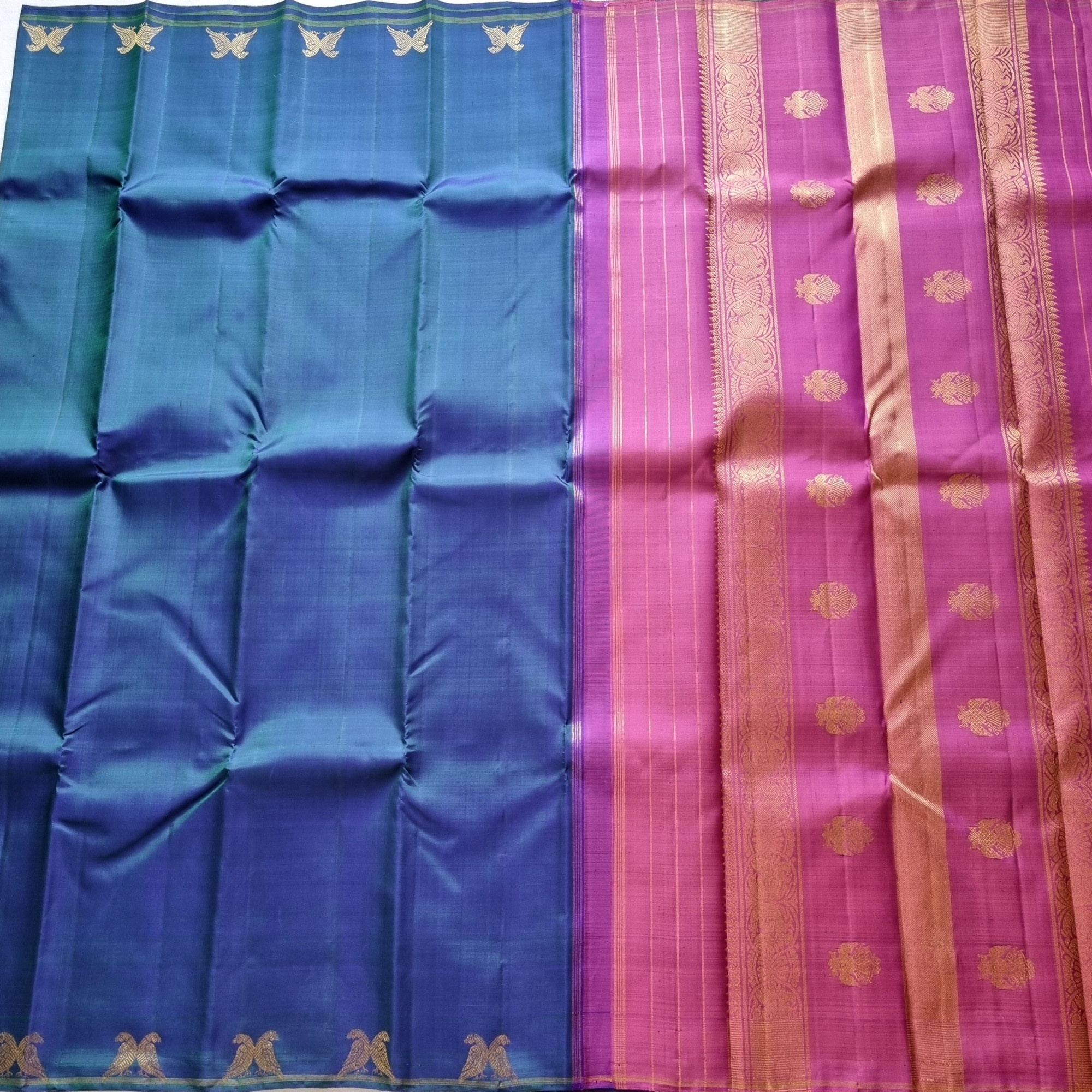 Kanjivaram Silk Mayilkazhuththu kili