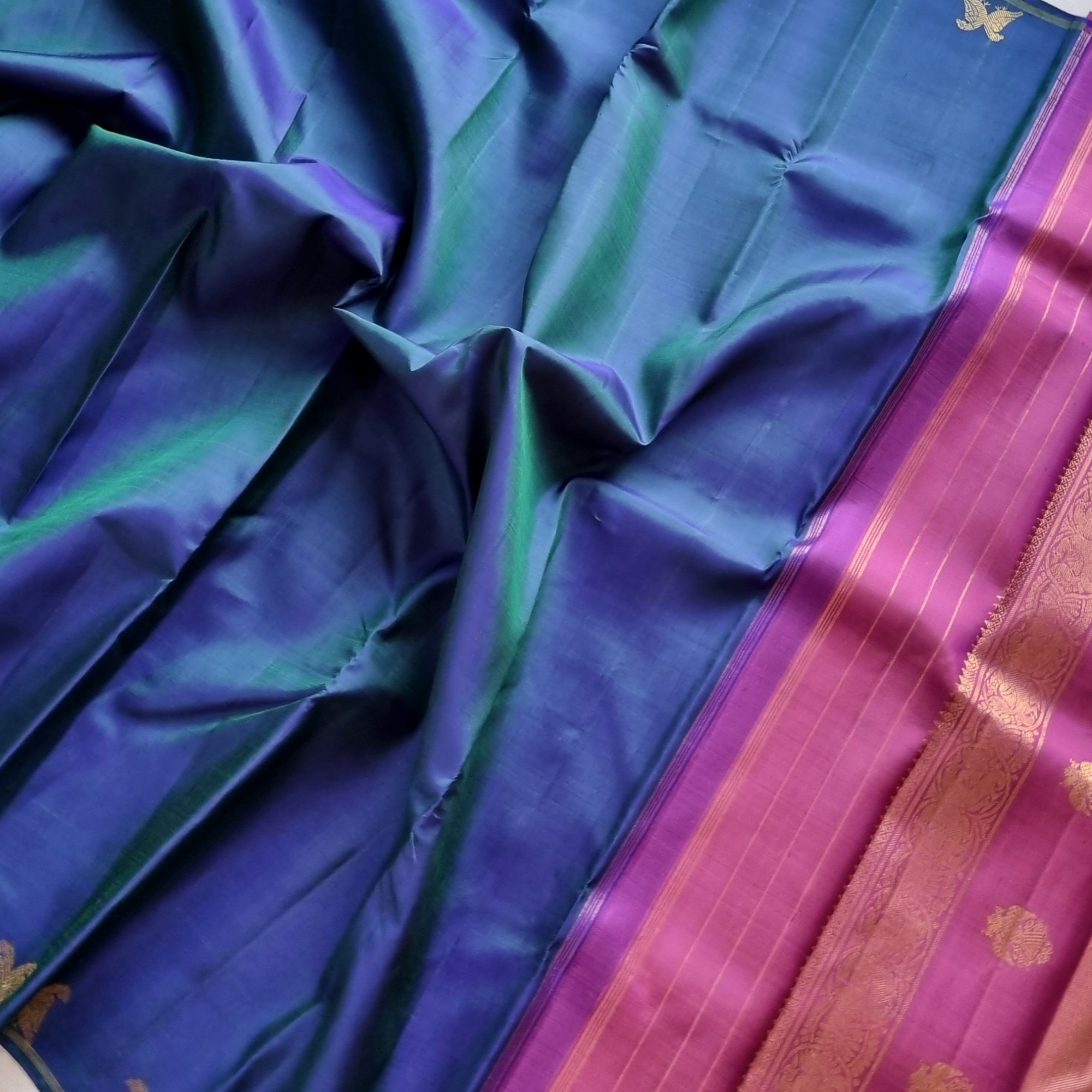 Kanjivaram Silk Mayilkazhuththu kili