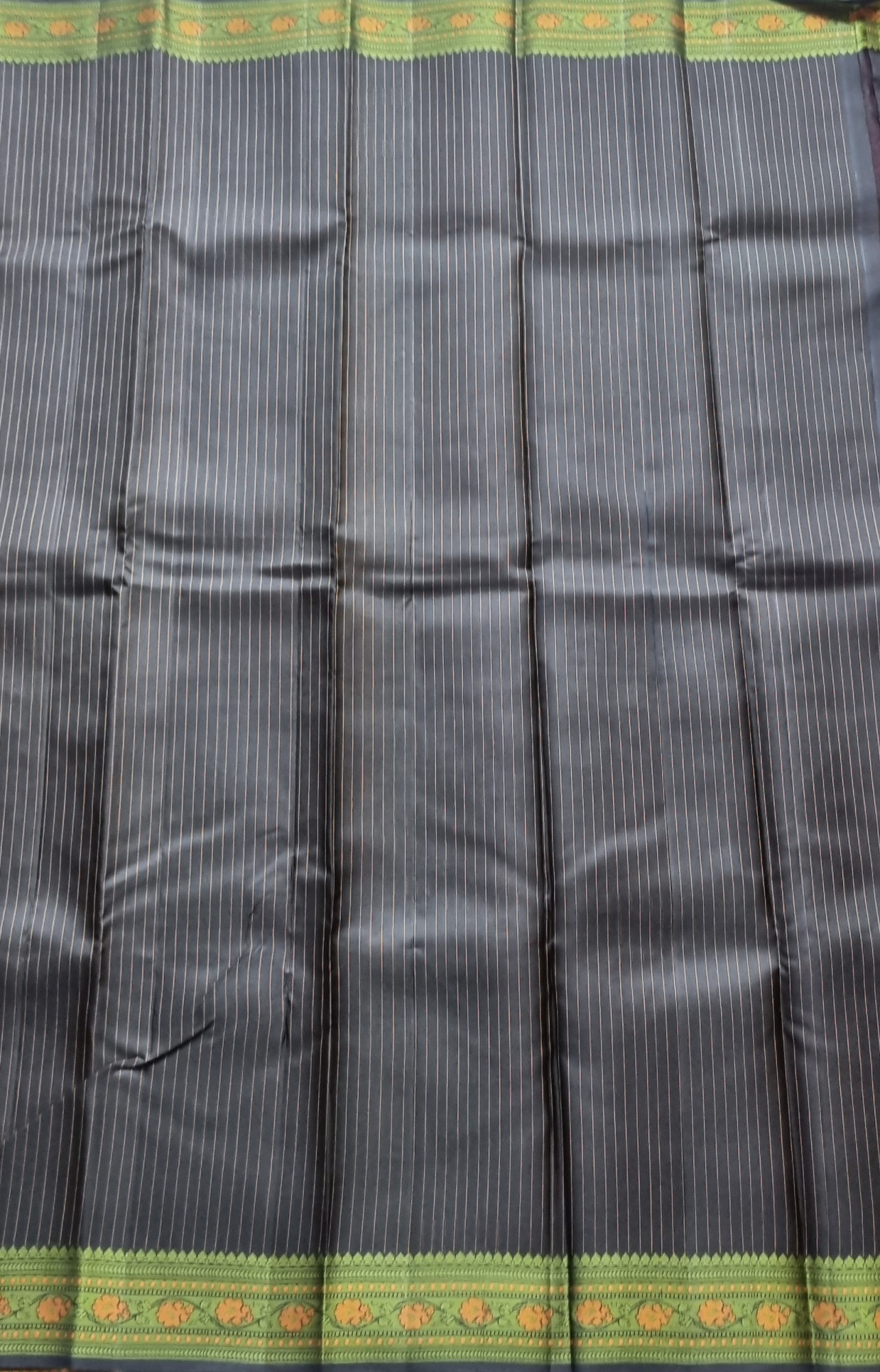 Kanjivaram Silk maroon threadwork