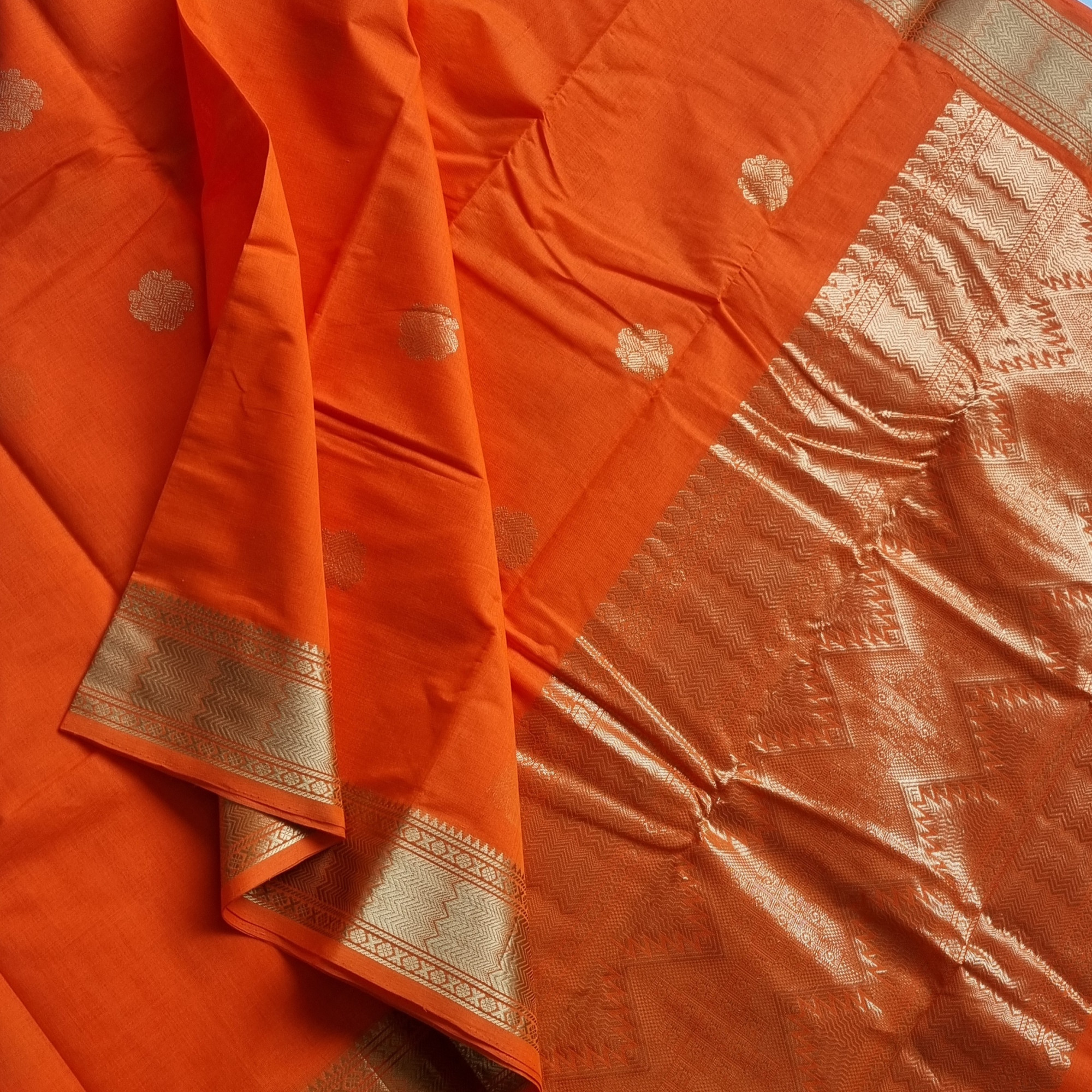 Kanchi Cotton Orange