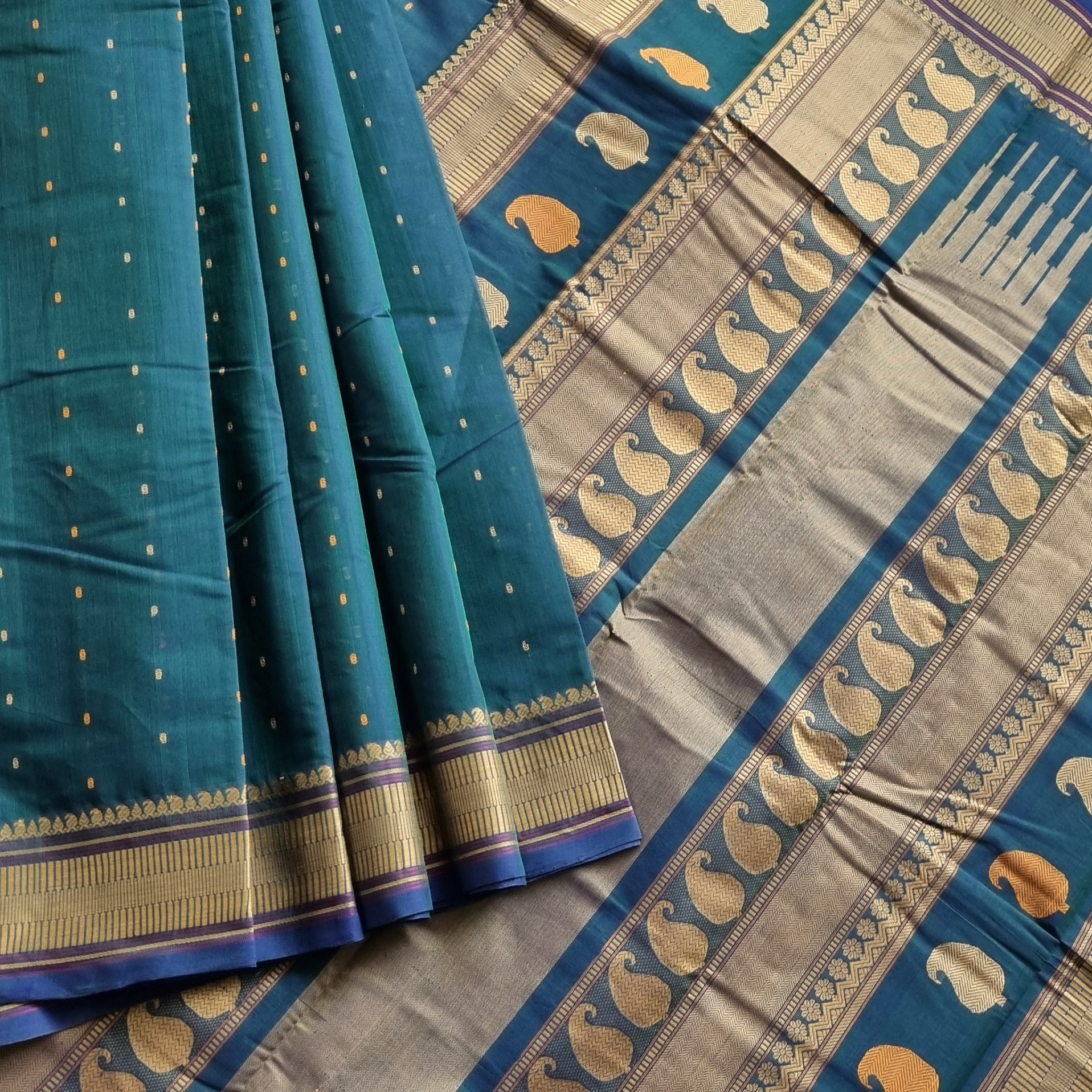 Kanchi Cotton Mayilkazhuththu