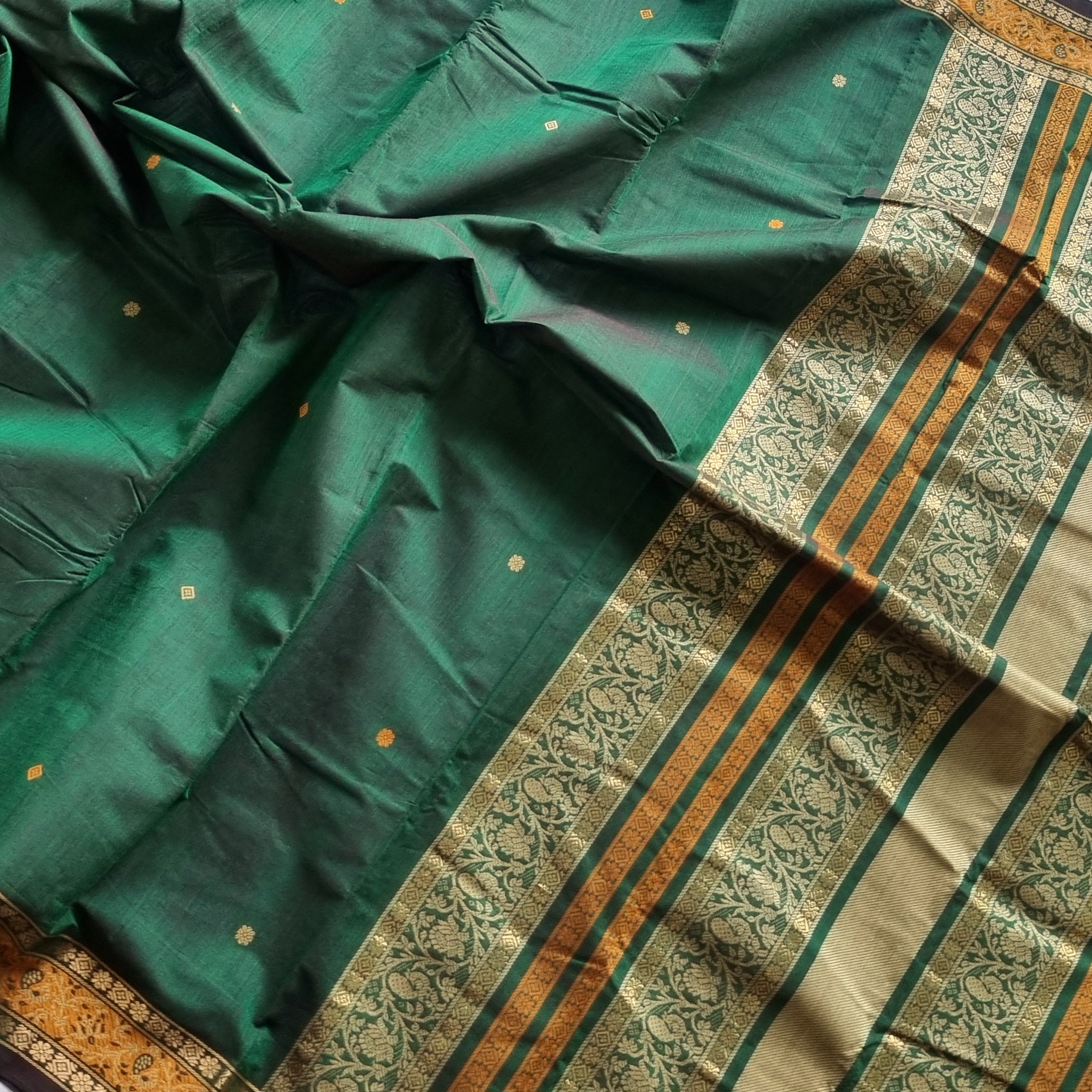 Kanchi Cotton green