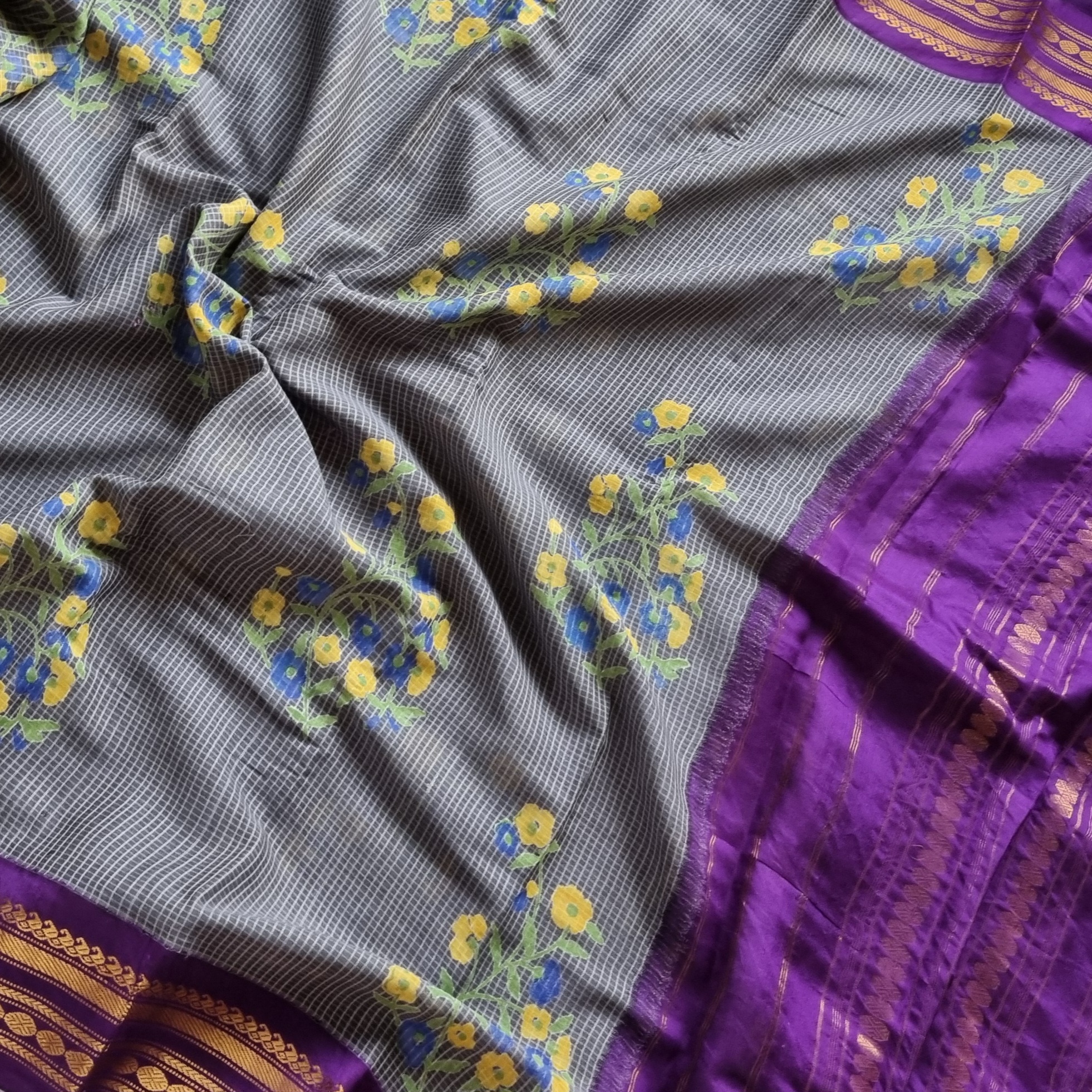 Blockprint X Gadwal grey