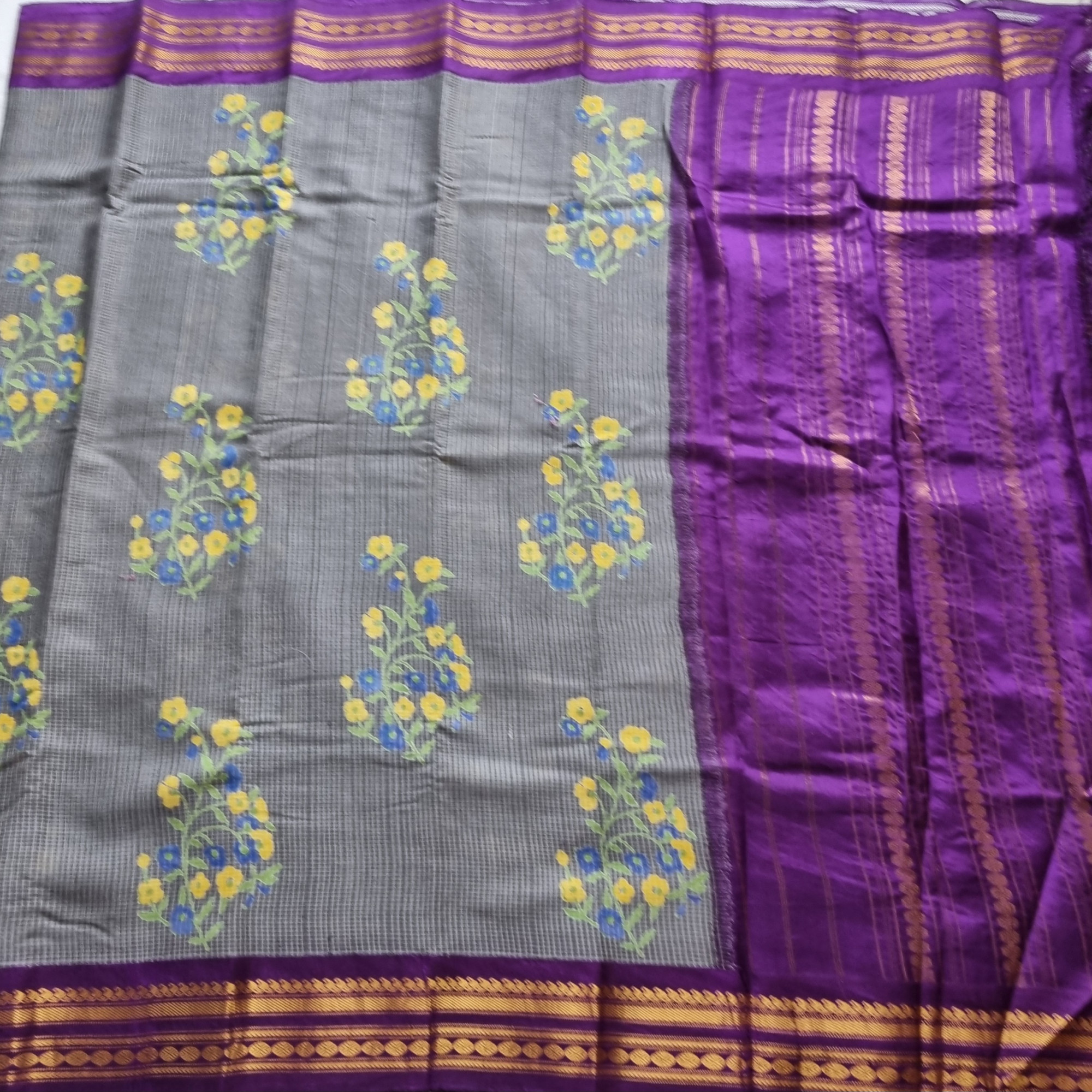 Blockprint X Gadwal grey