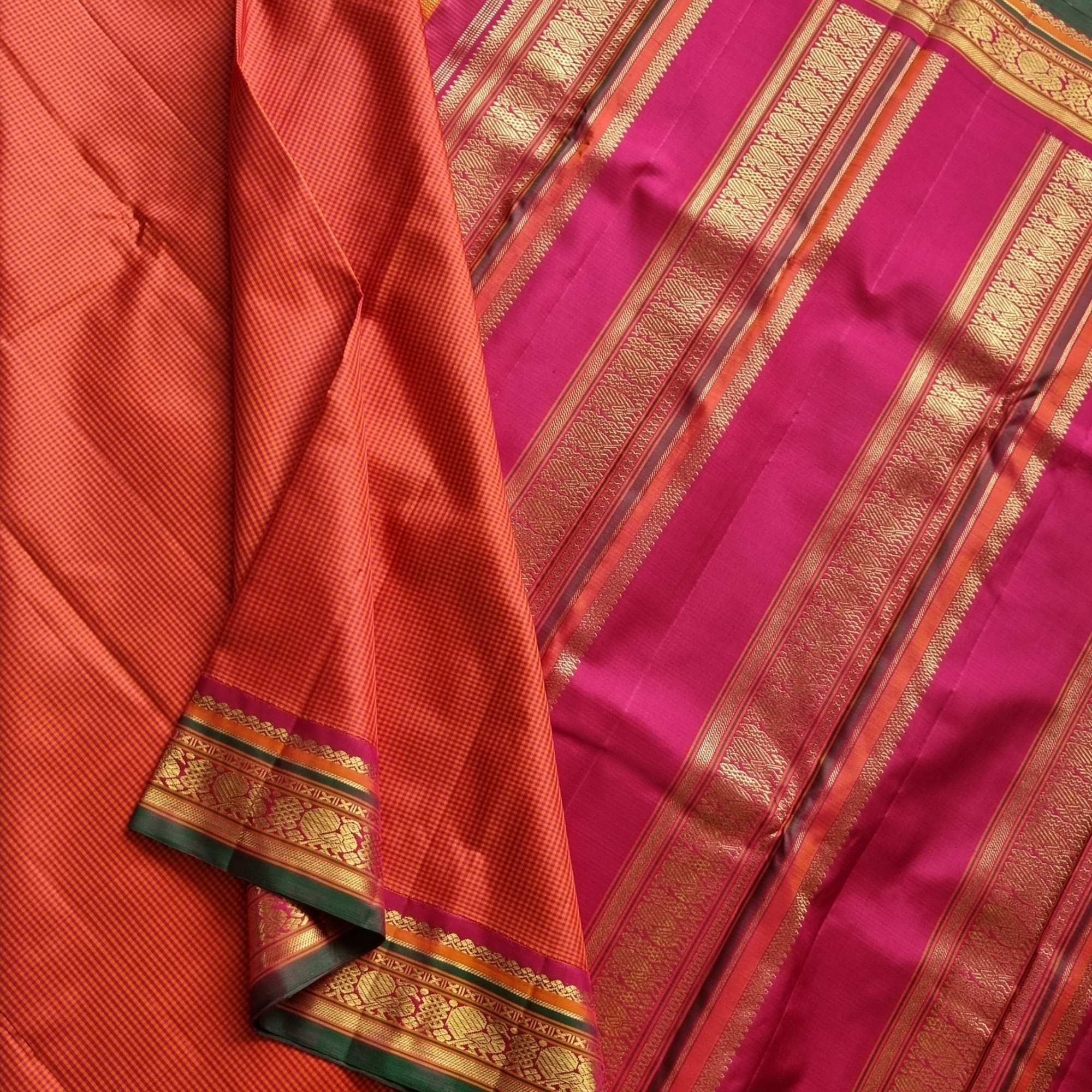 Pavazhavalli - Revival  Kai Korvai Adai Kanjivaram