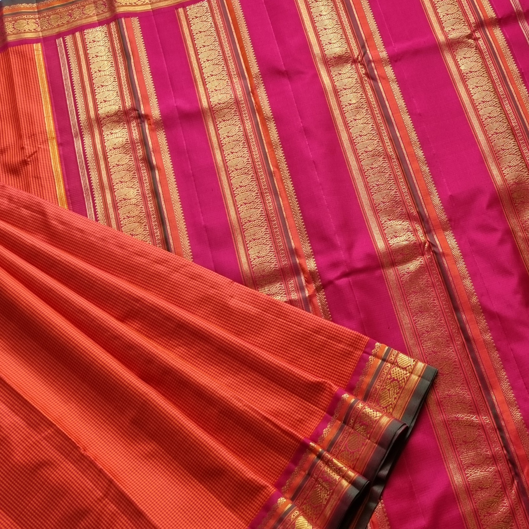 Pavazhavalli - Revival  Kai Korvai Adai Kanjivaram