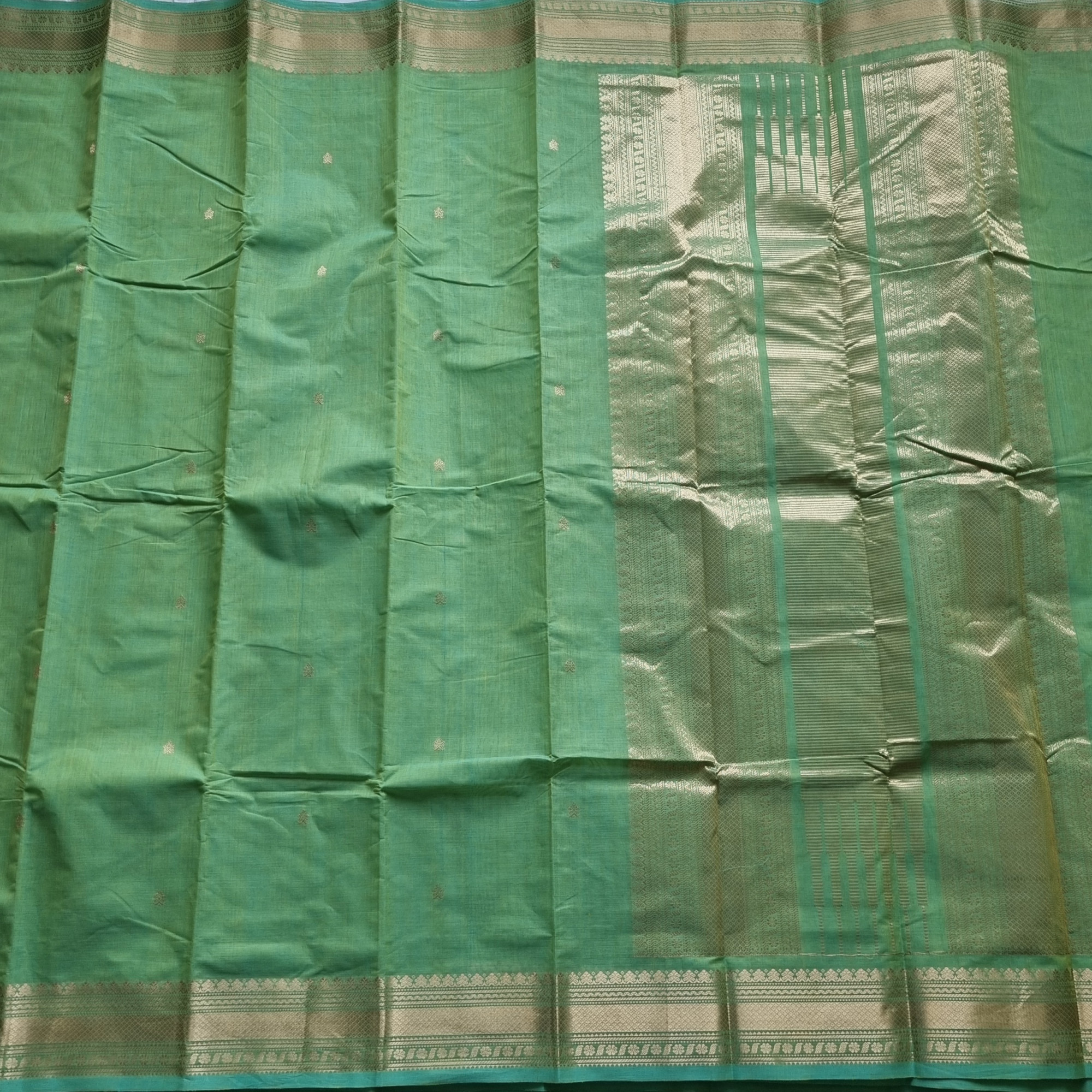 Kanchi Cotton mint green