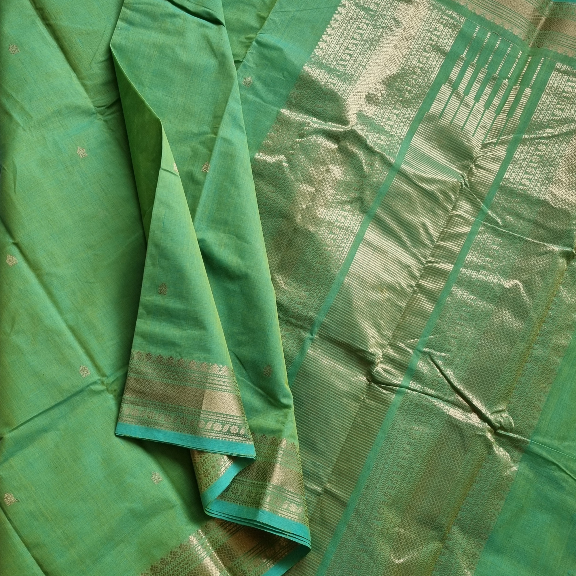 Kanchi Cotton mint green