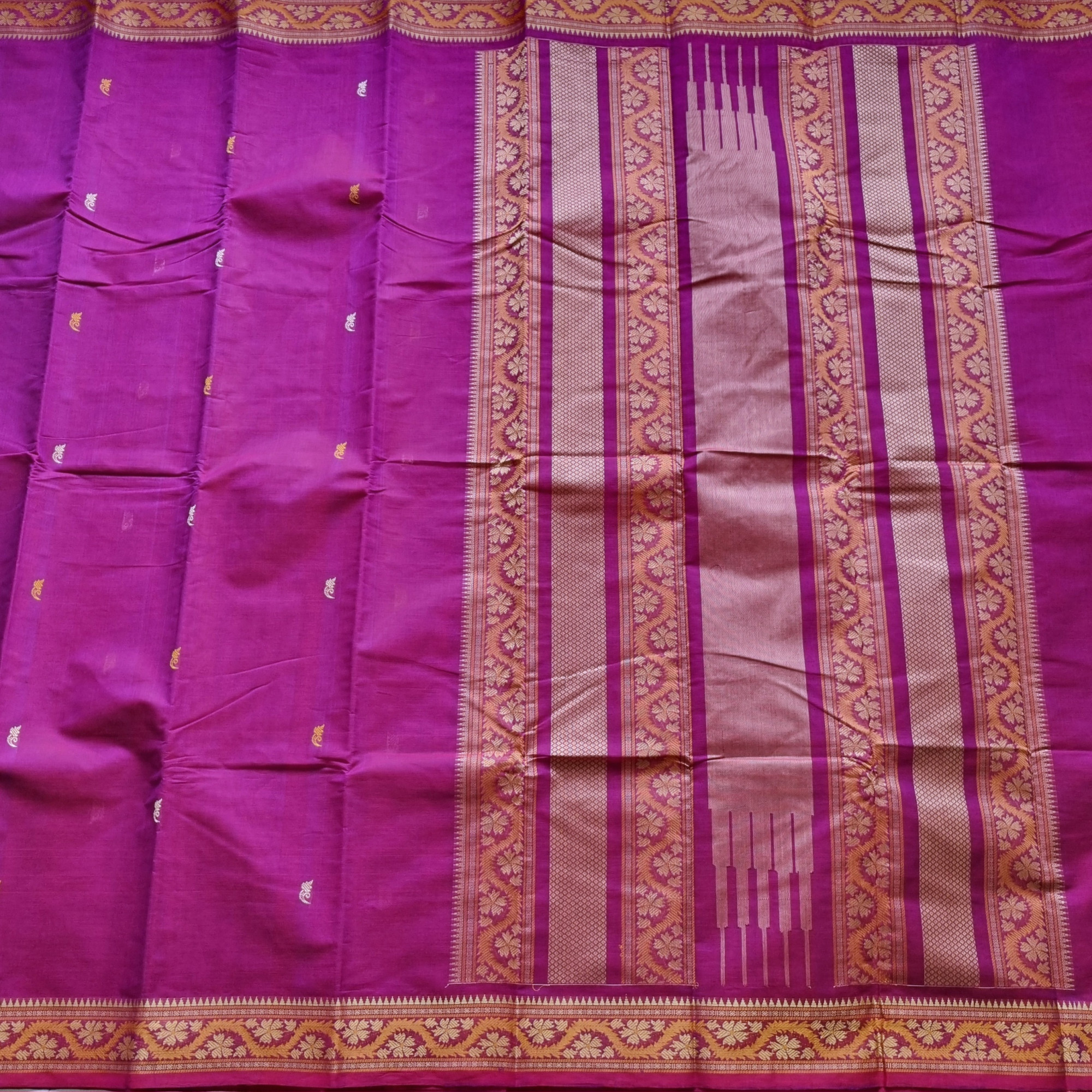 Kanchi Cotton deep magenta