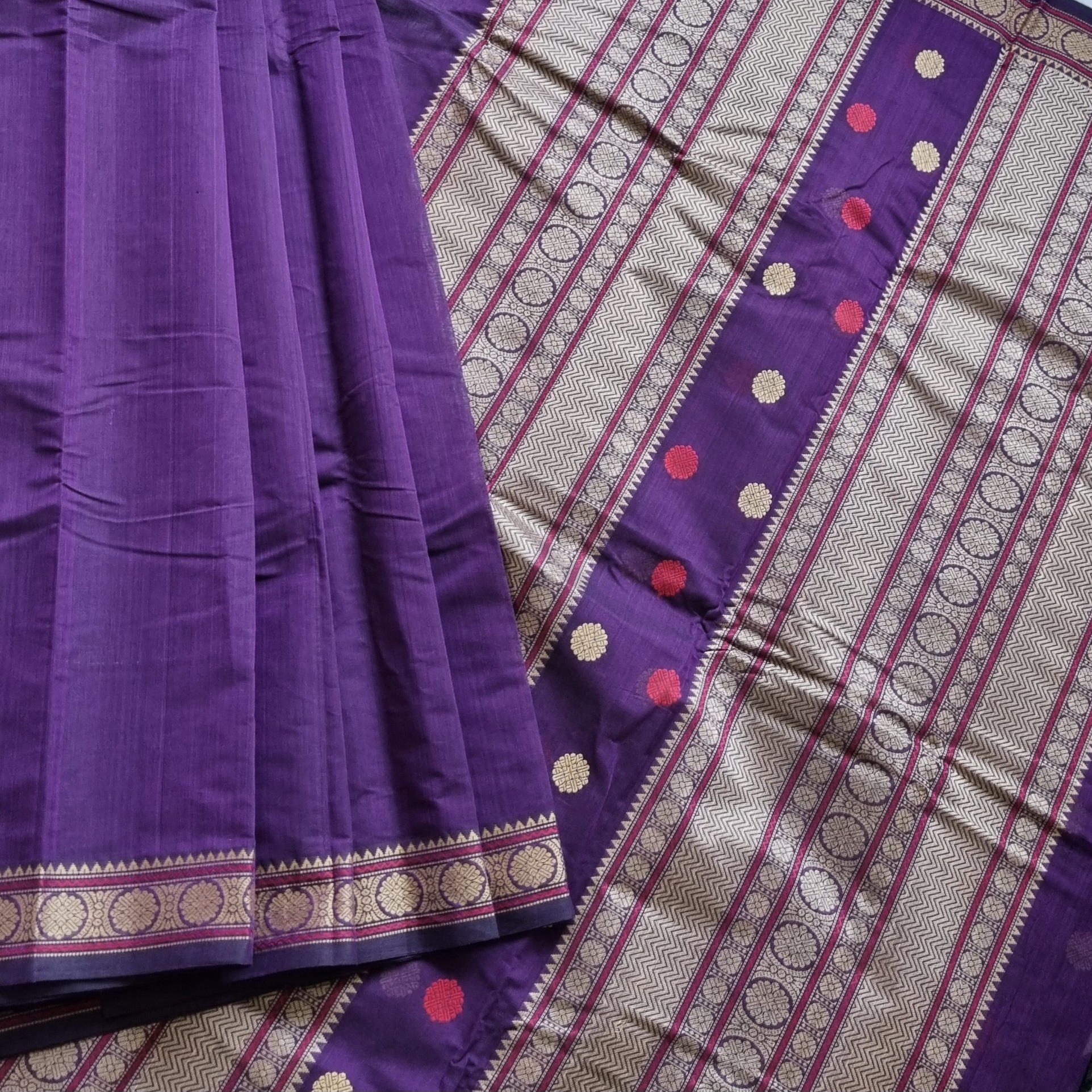 Kanchi Cotton purple