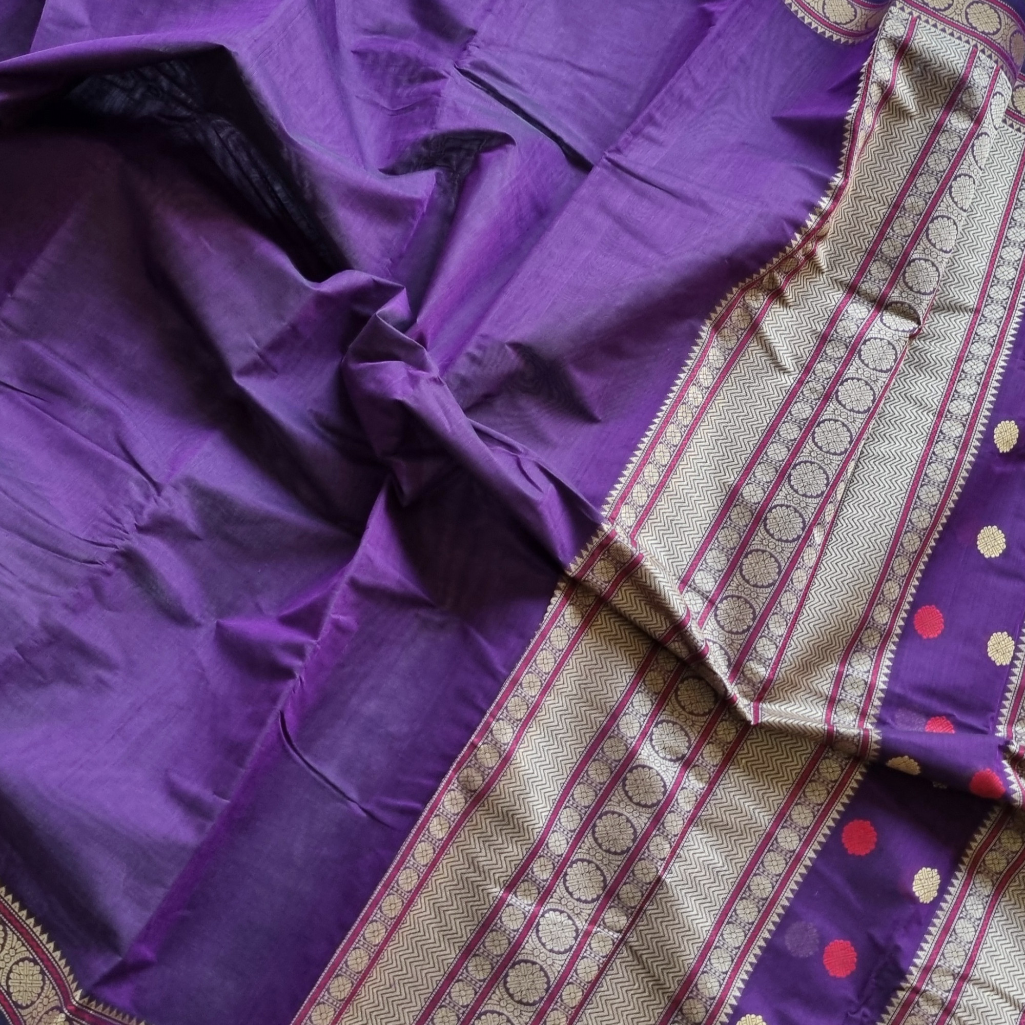 Kanchi Cotton purple