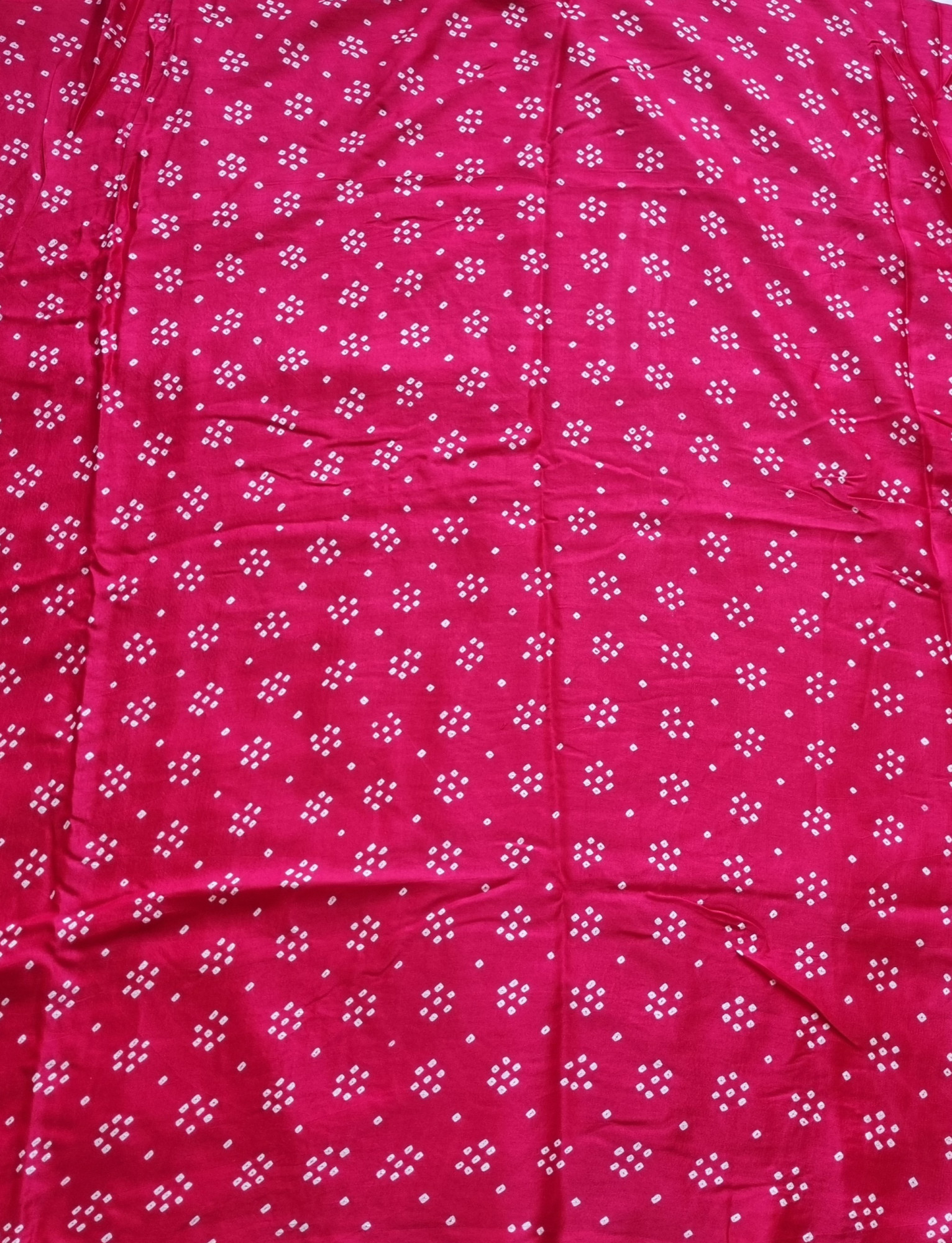 Handcrafted Bandhani Gajji Silk exclusive ombre