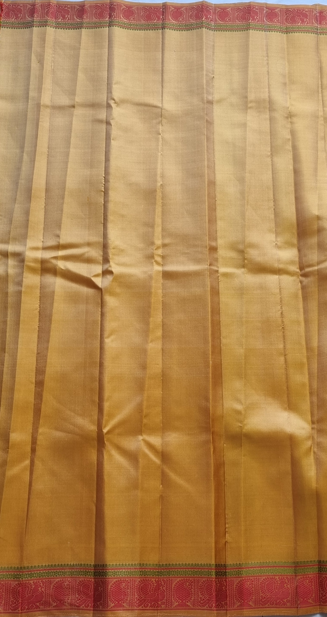 Kanjivaram Silk beige threadwork