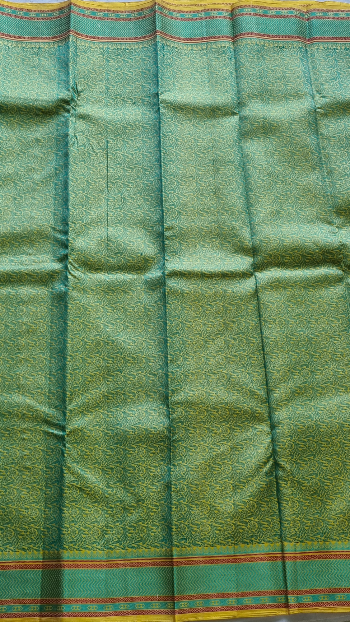 Kanjivaram Silk cream threadwork
